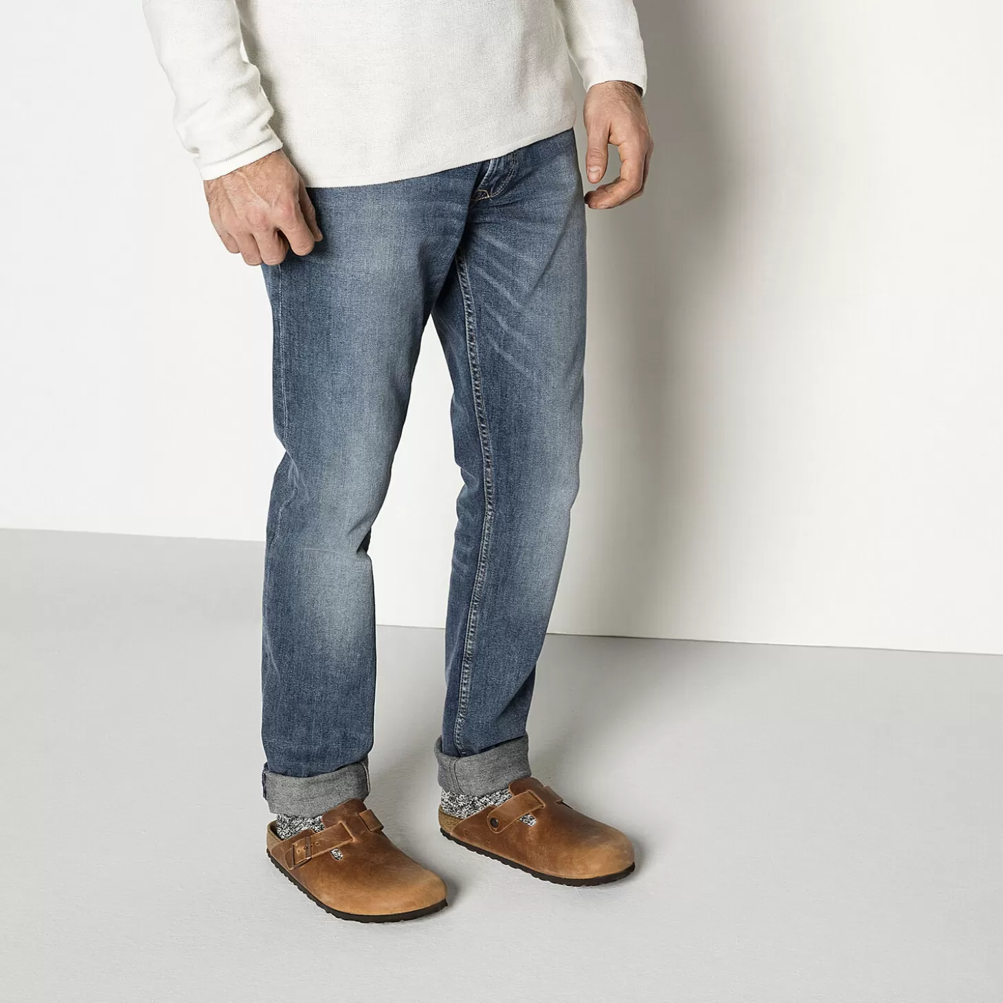 Chaussettes | Birkenstock Cotton Twist Homme Brown