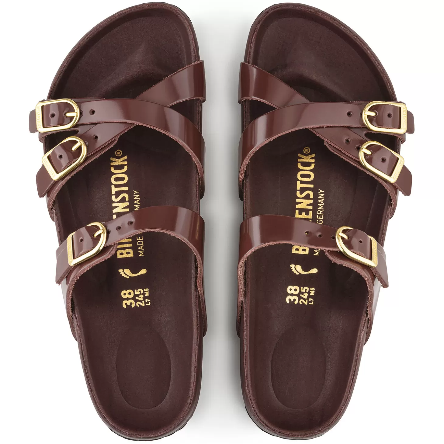 Brides Multiples | Birkenstock Franca High Shine Chocolate