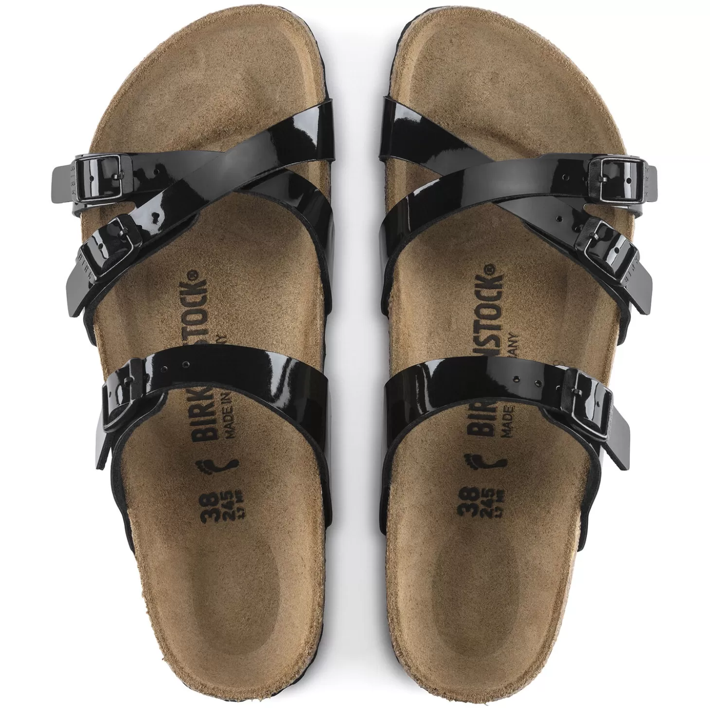 Brides Multiples | Birkenstock Franca Patent Black