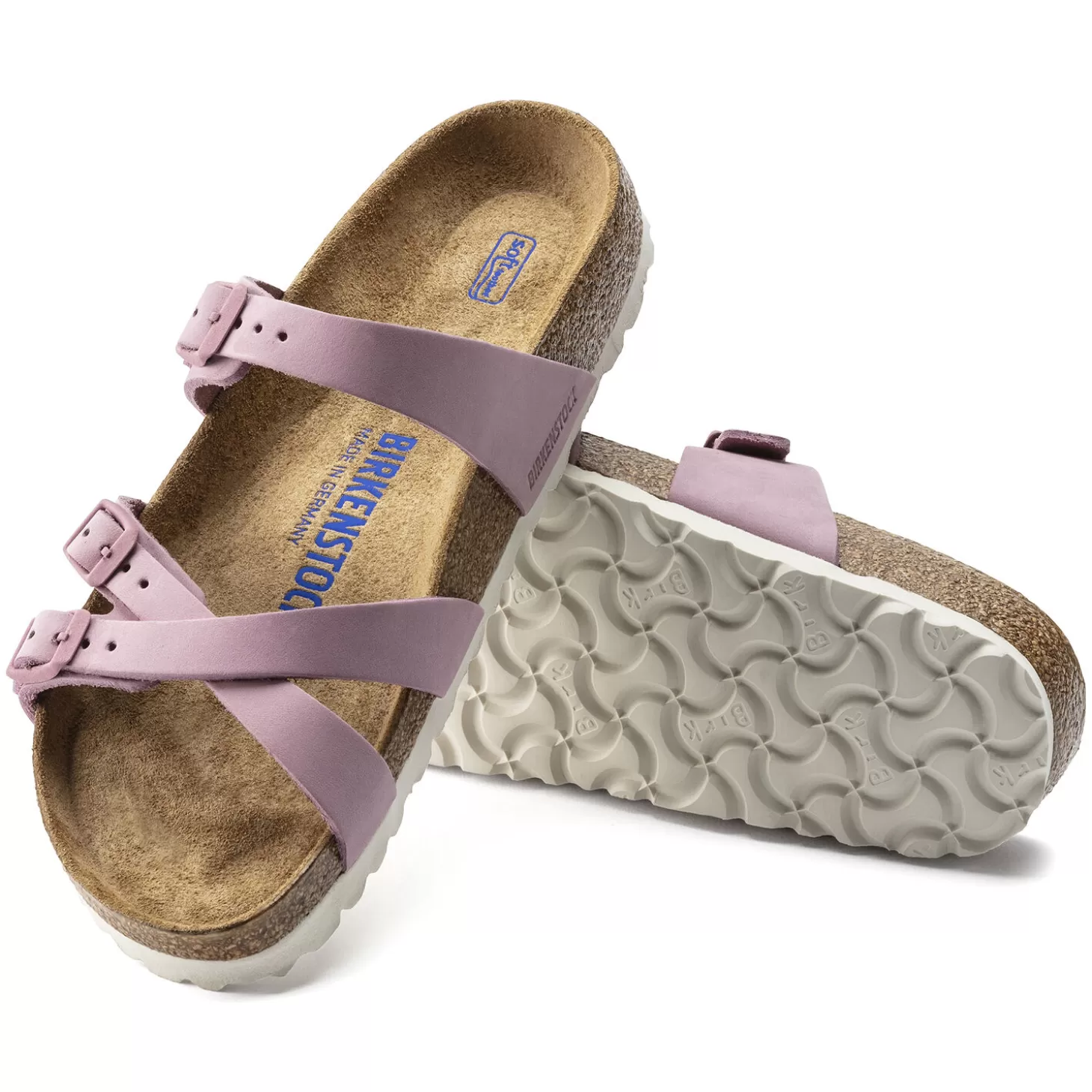 Brides Multiples | Birkenstock Franca Lit De Pied Souple Orchid