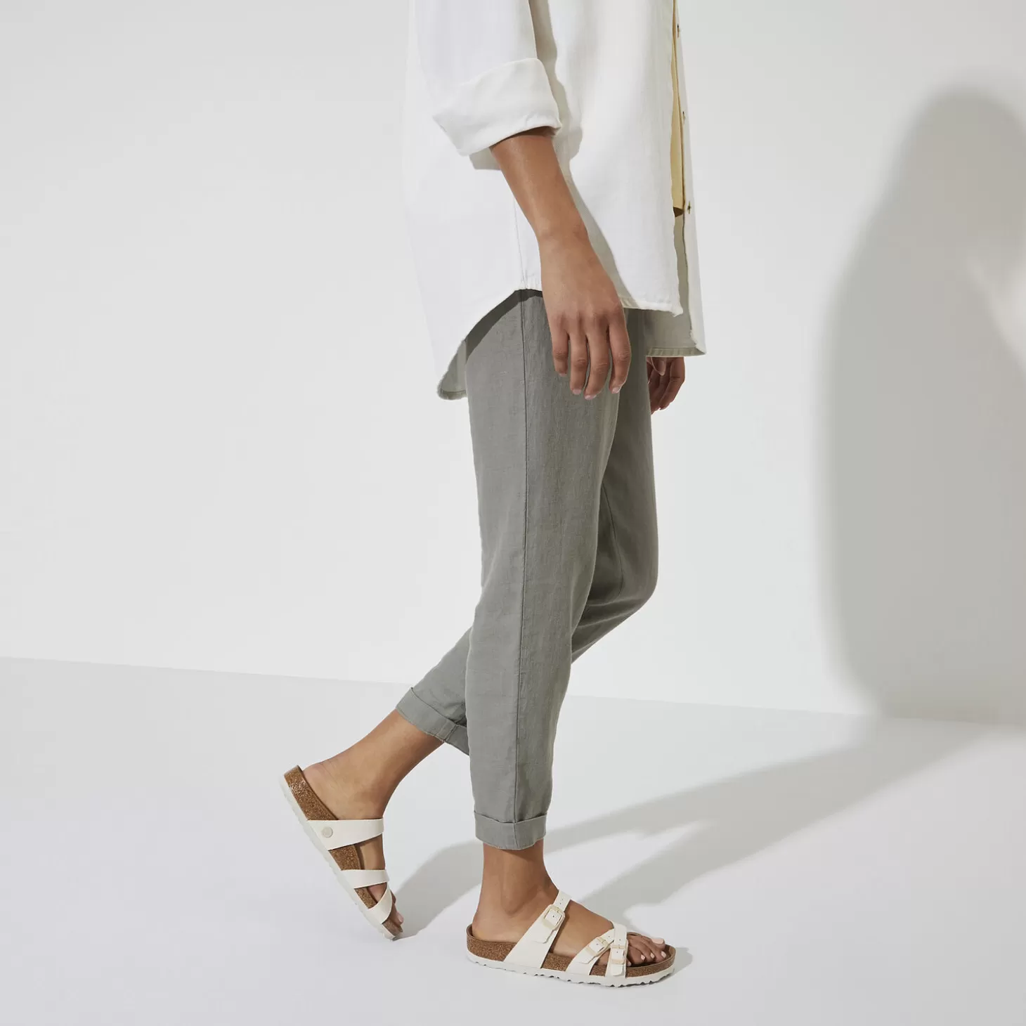 Brides Multiples | Birkenstock Franca Vegan Canvas Eggshell