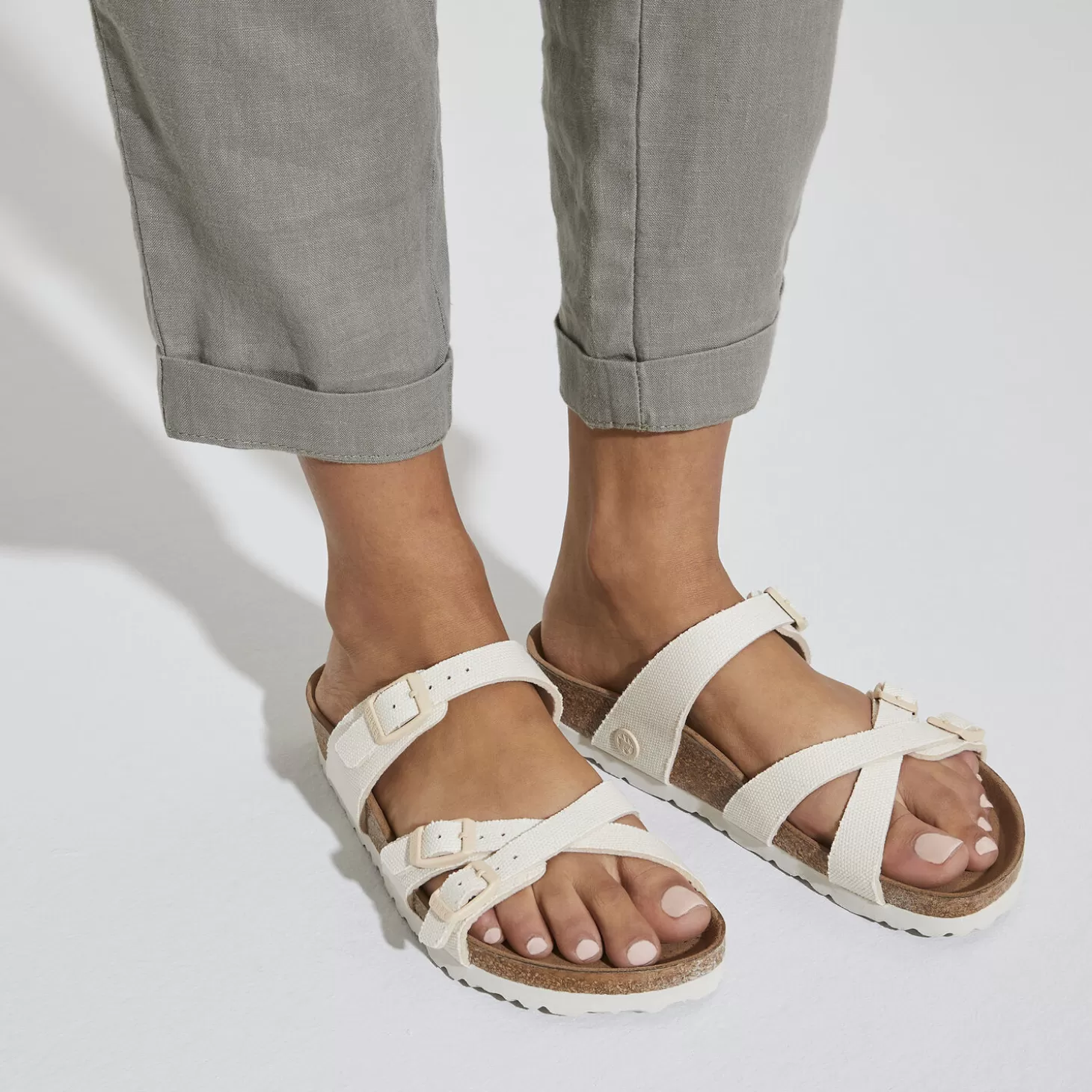 Brides Multiples | Birkenstock Franca Vegan Canvas Eggshell