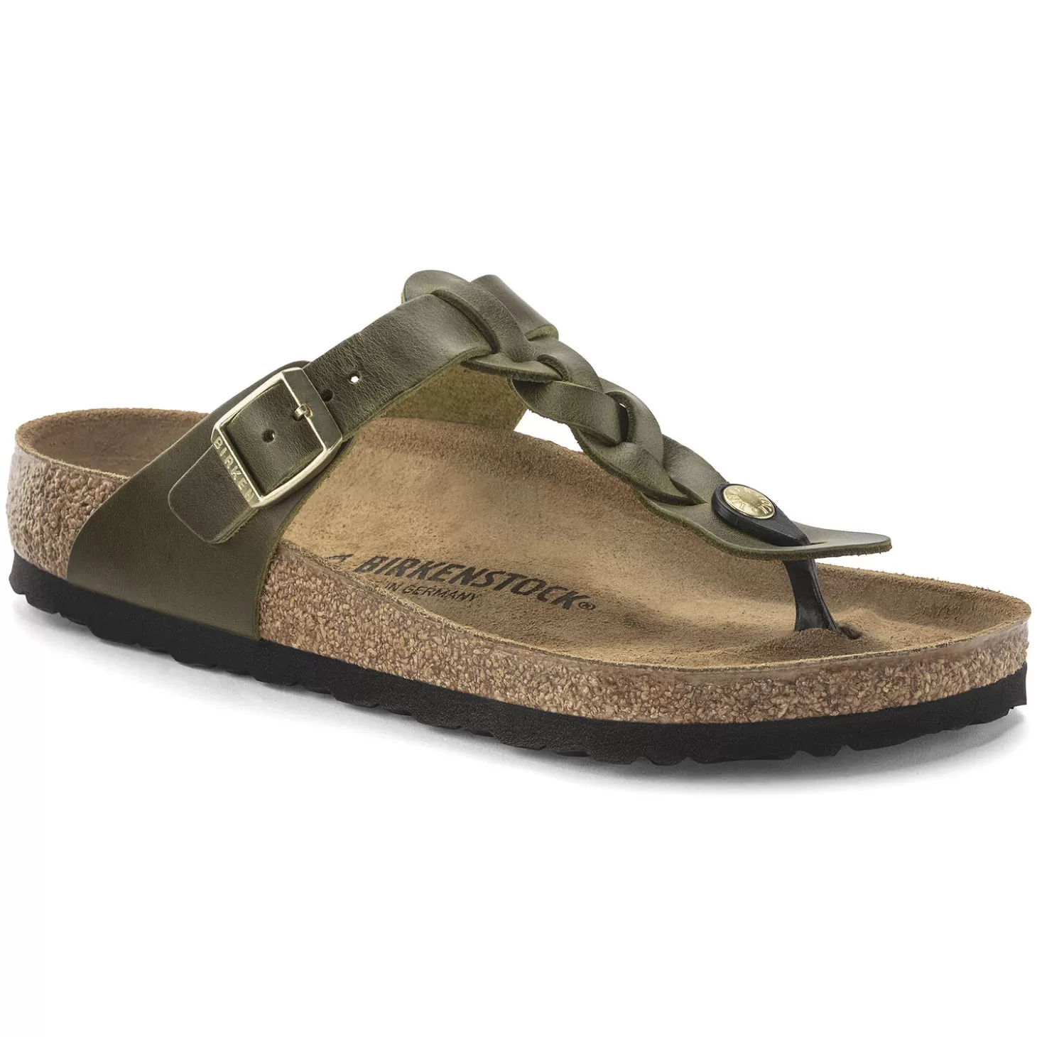 Tongs | Birkenstock Gizeh Olive Green