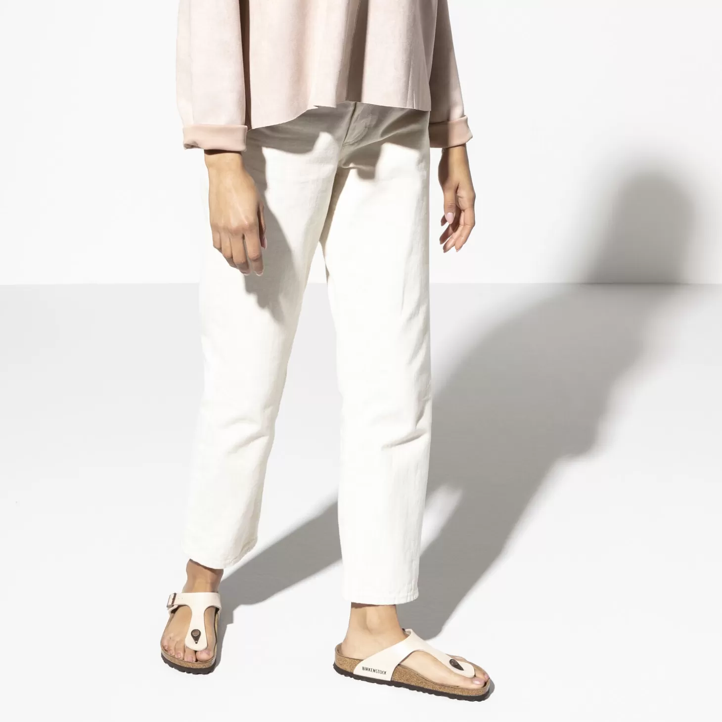 Tongs | Birkenstock Gizeh Graceful Pearl White