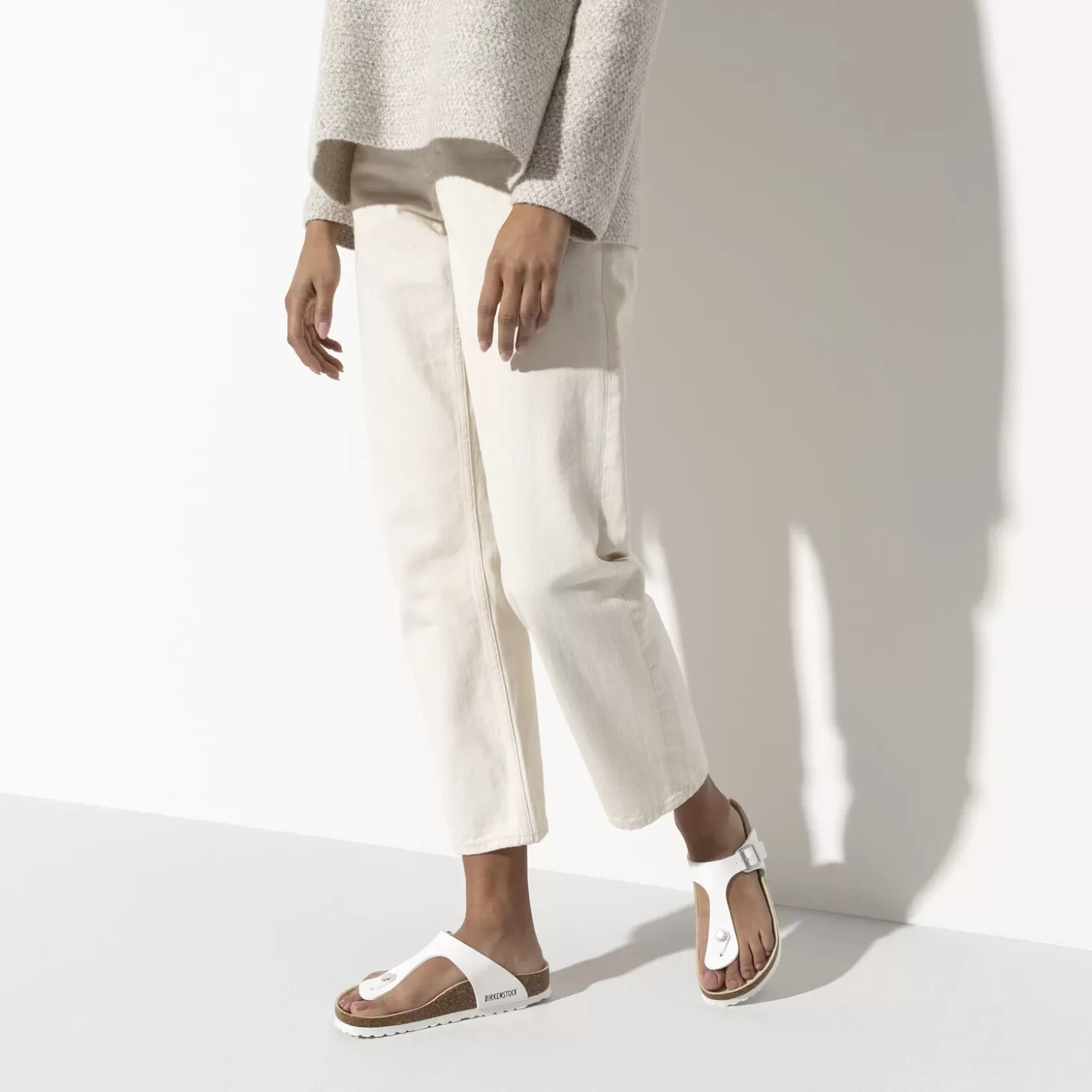 Tongs | Birkenstock Gizeh White