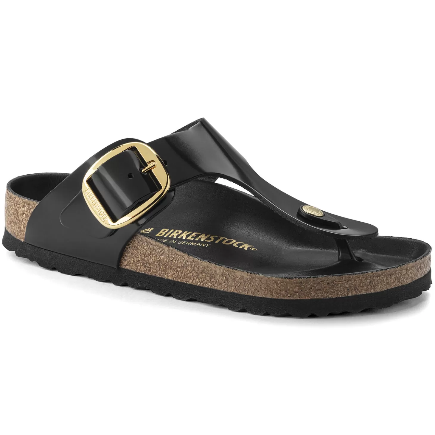 Tongs | Birkenstock Gizeh Big Buckle High Shine Black