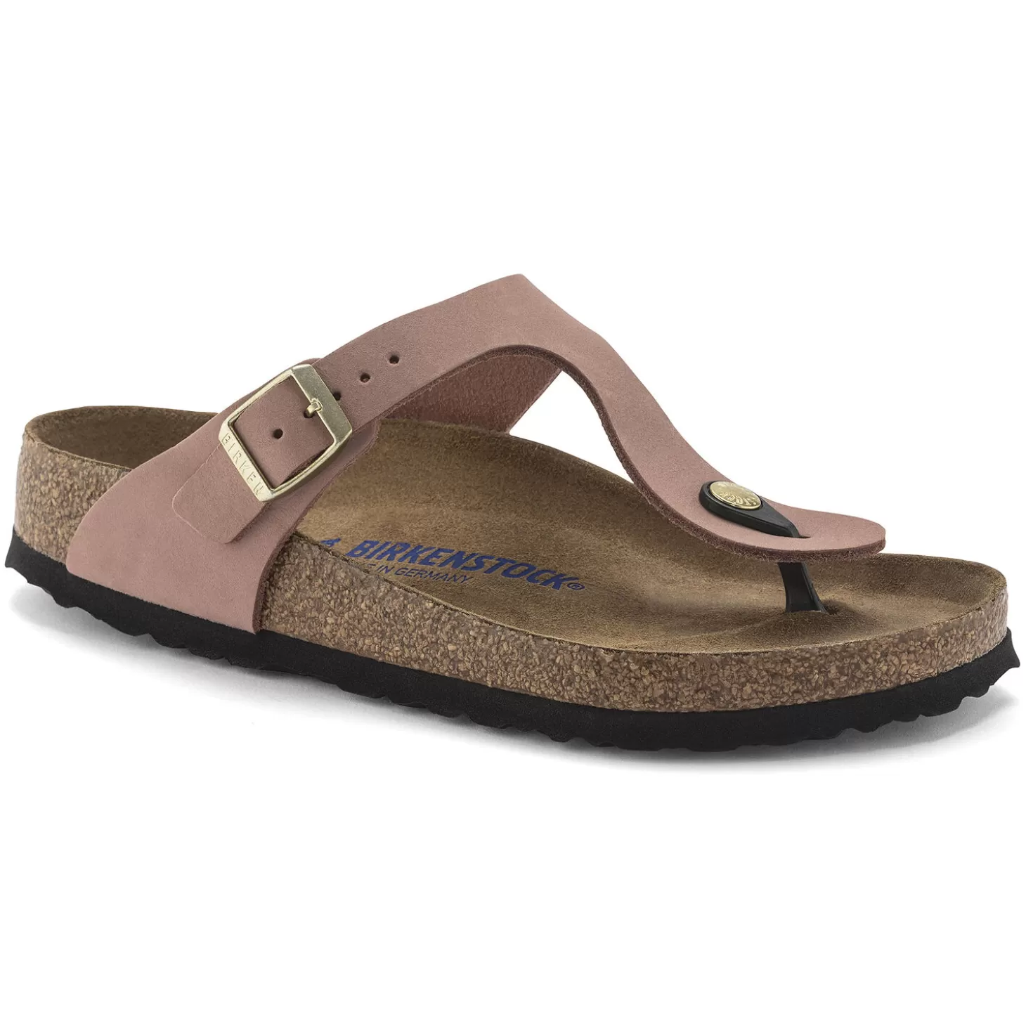 Tongs | Birkenstock Gizeh Lit De Pied Souple Old Rose