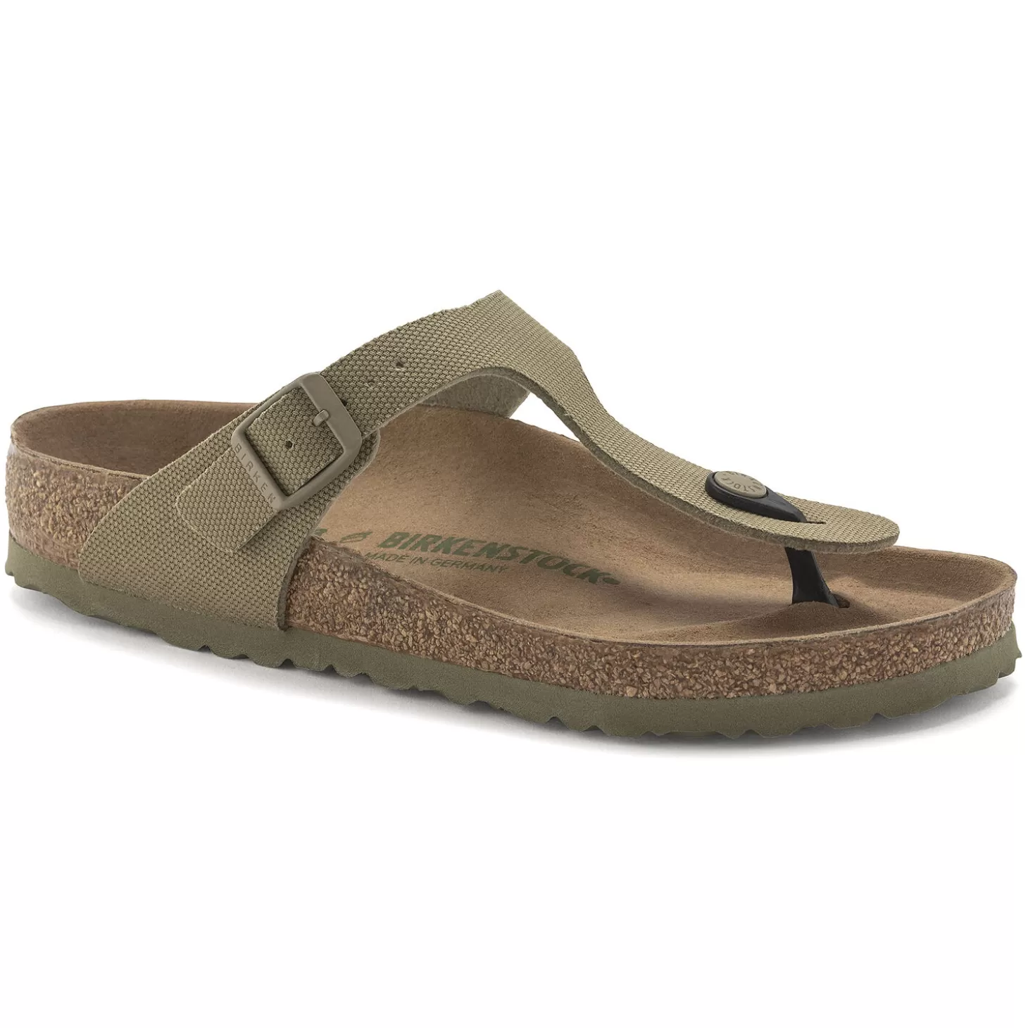 Tongs | Birkenstock Gizeh Vegan Faded Khaki