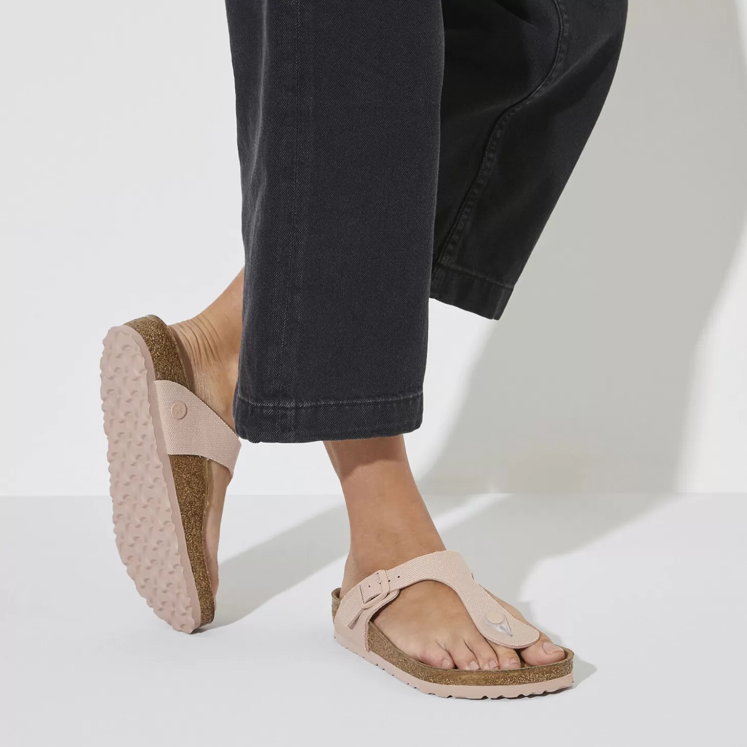 Tongs | Birkenstock Gizeh Vegan Soft Pink