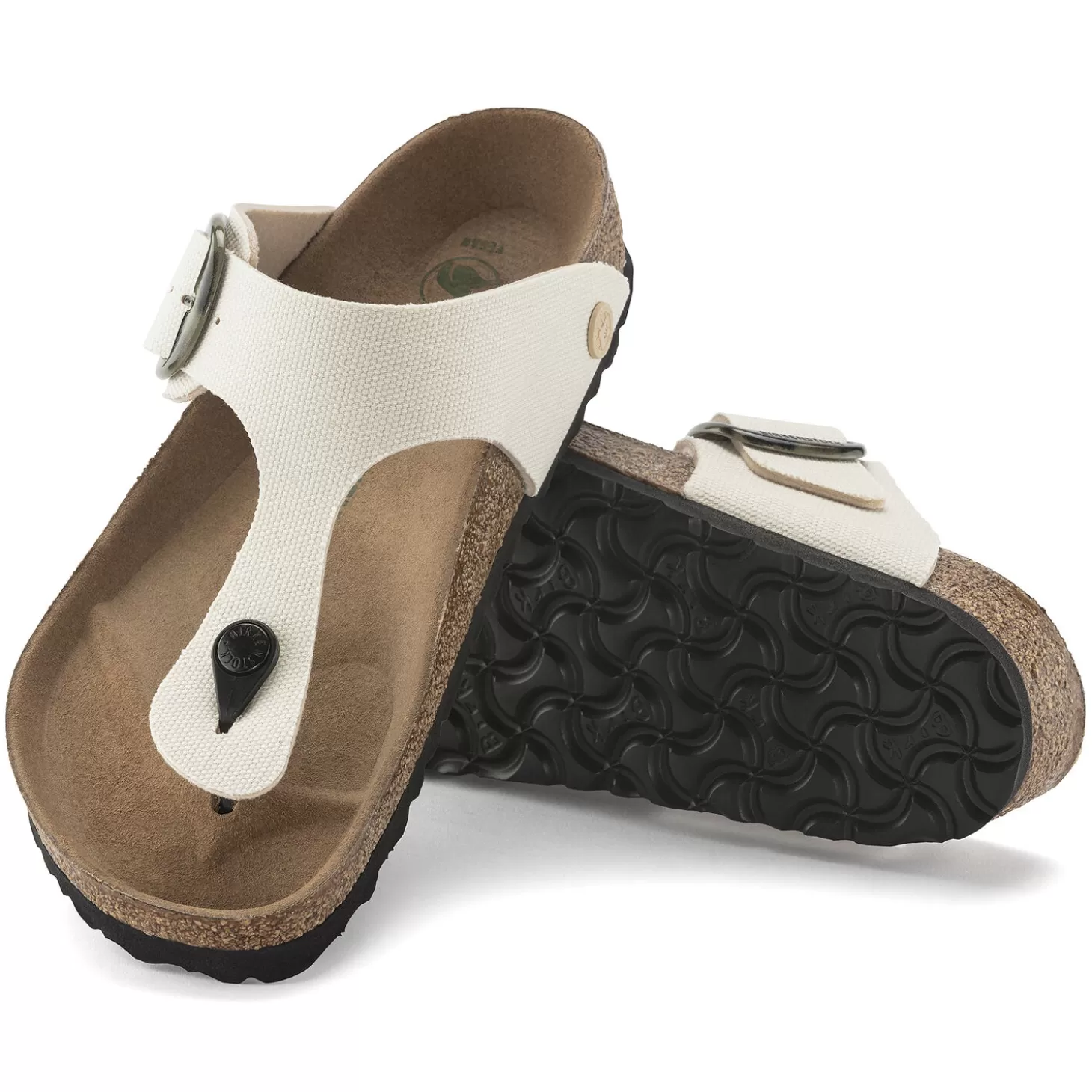 Tongs | Birkenstock Gizeh Vegan Big Buckle Eggshell