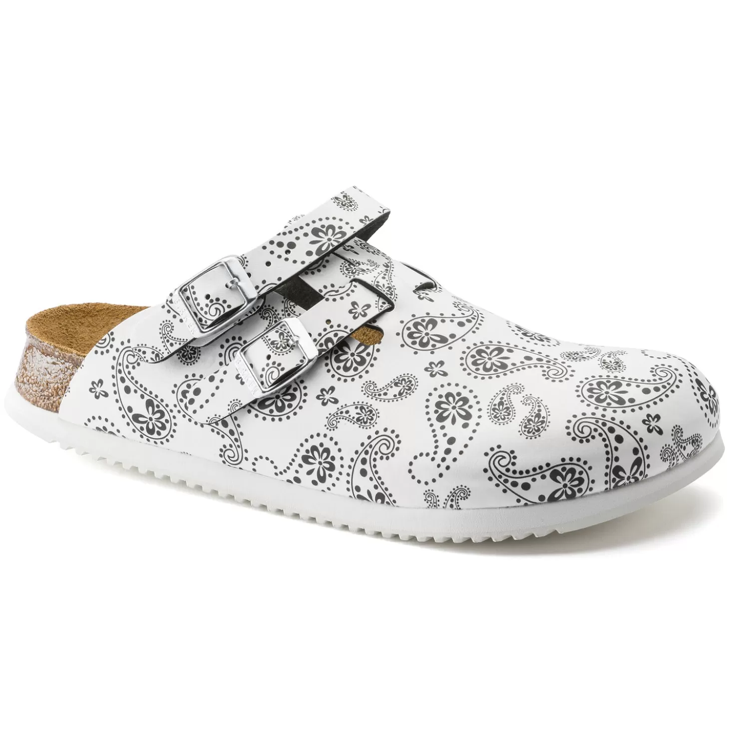 Sabots | Birkenstock Kay Sl Paisley Black/White