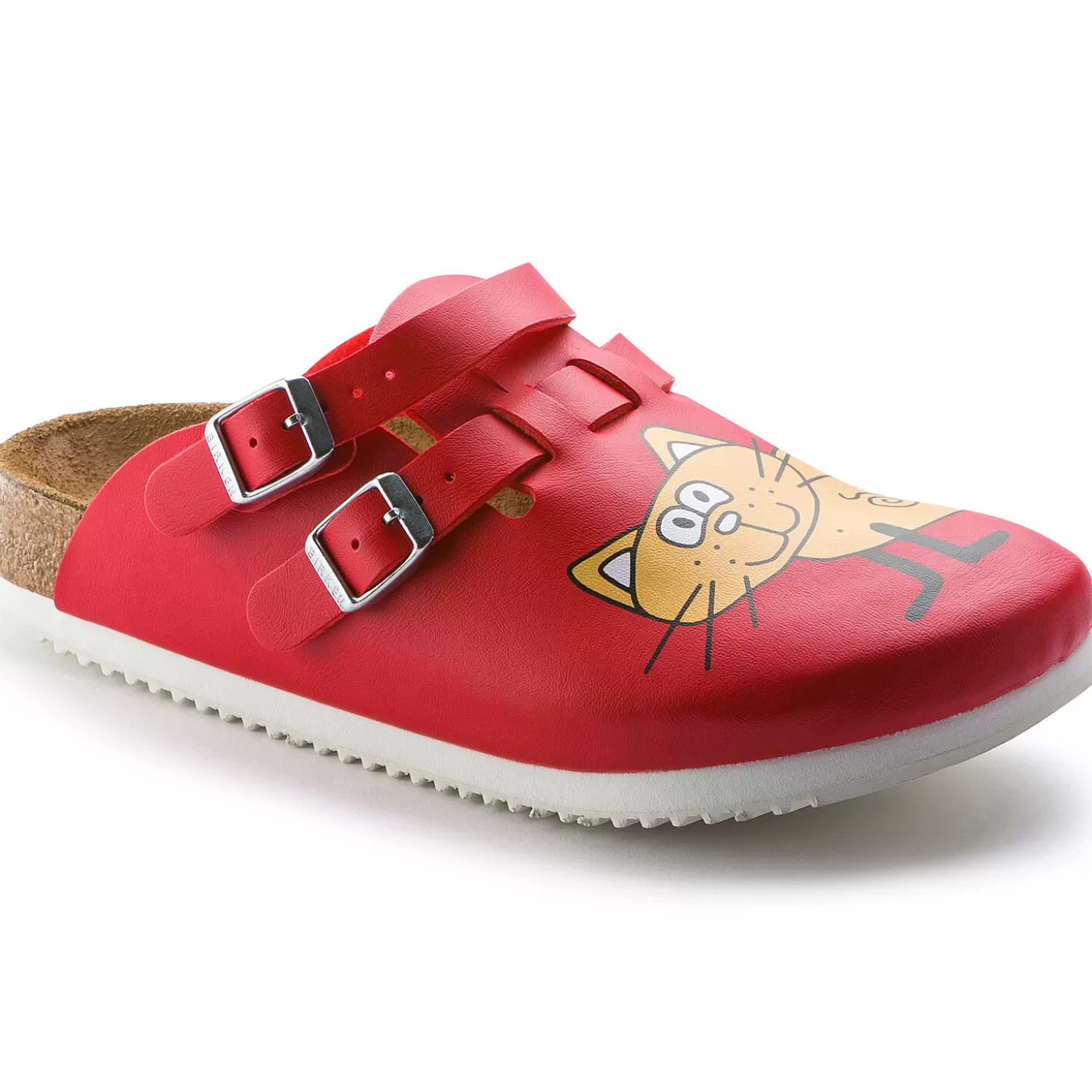 Sabots | Birkenstock Kay Sl Cat Red Background