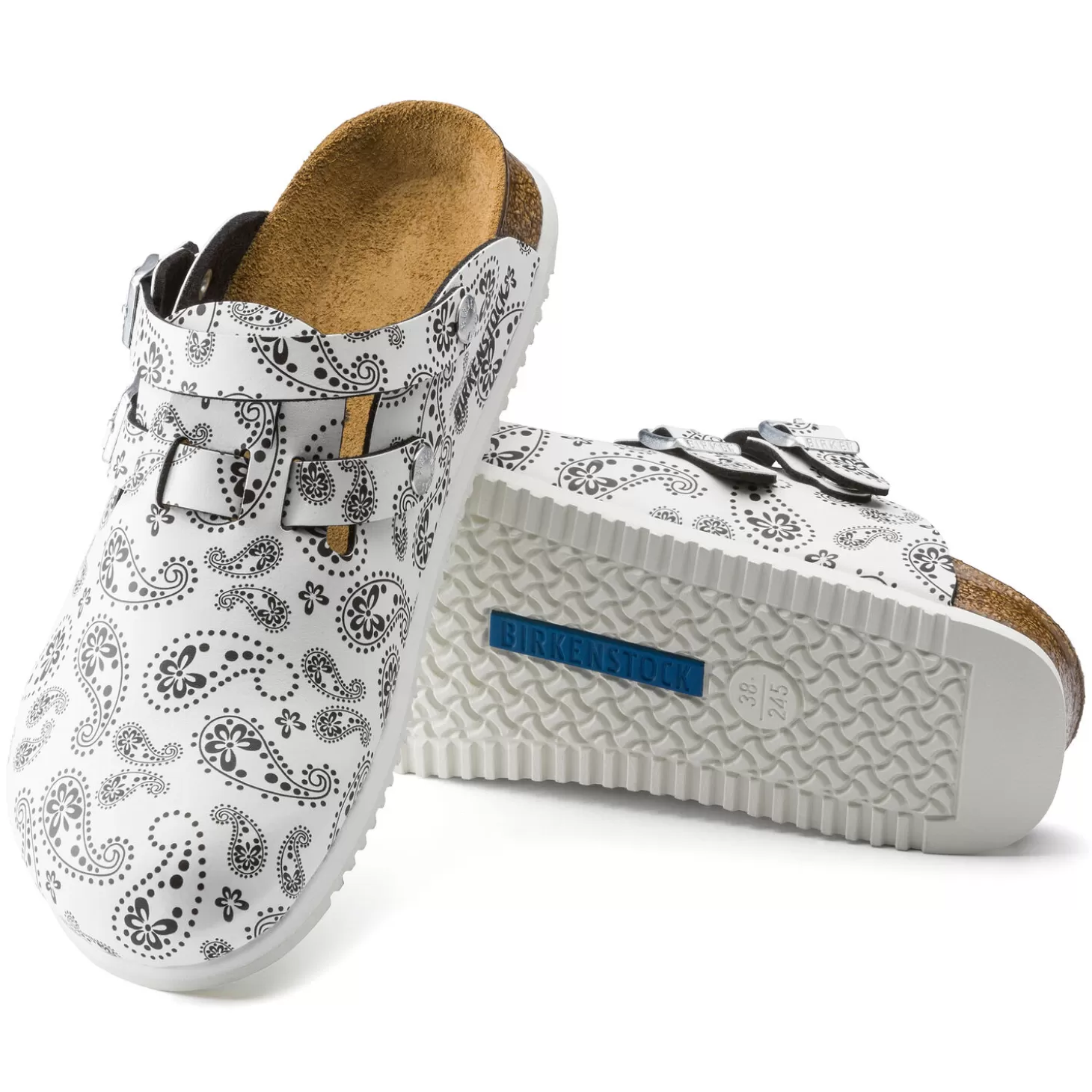 Sabots | Birkenstock Kay Sl Paisley Black/White