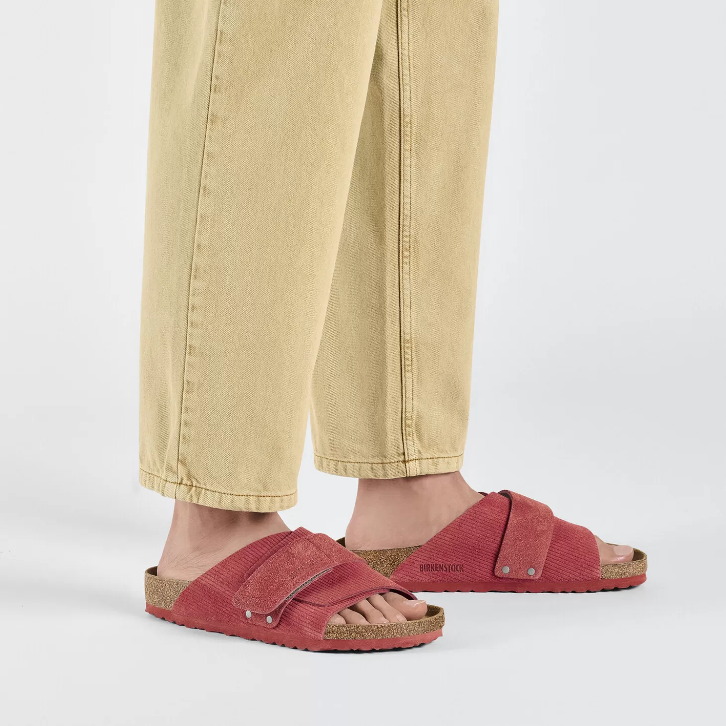 Simple Bride | Birkenstock Kyoto Corduroy Sienna Red