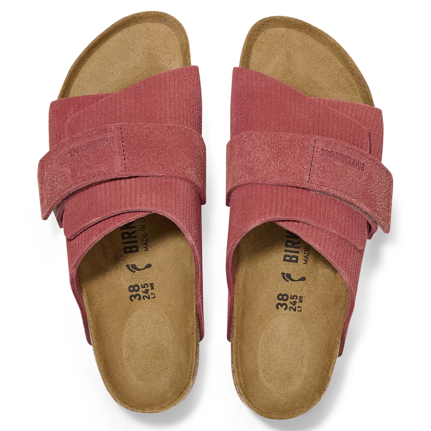 Simple Bride | Birkenstock Kyoto Corduroy Sienna Red