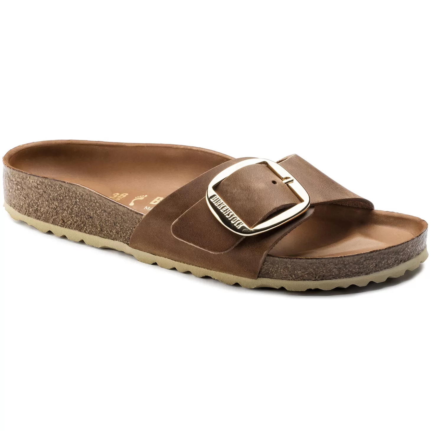 Simple Bride | Birkenstock Madrid Big Buckle Cognac