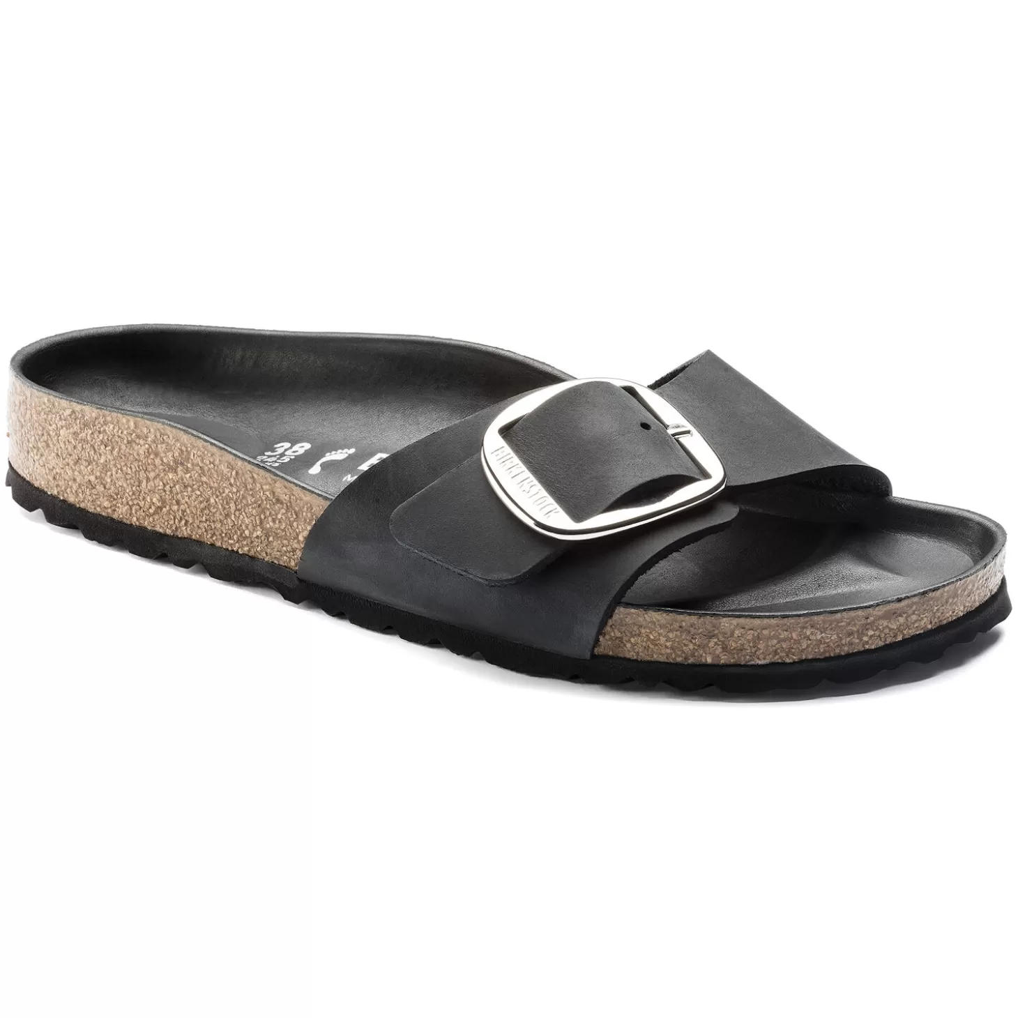 Simple Bride | Birkenstock Madrid Big Buckle Black