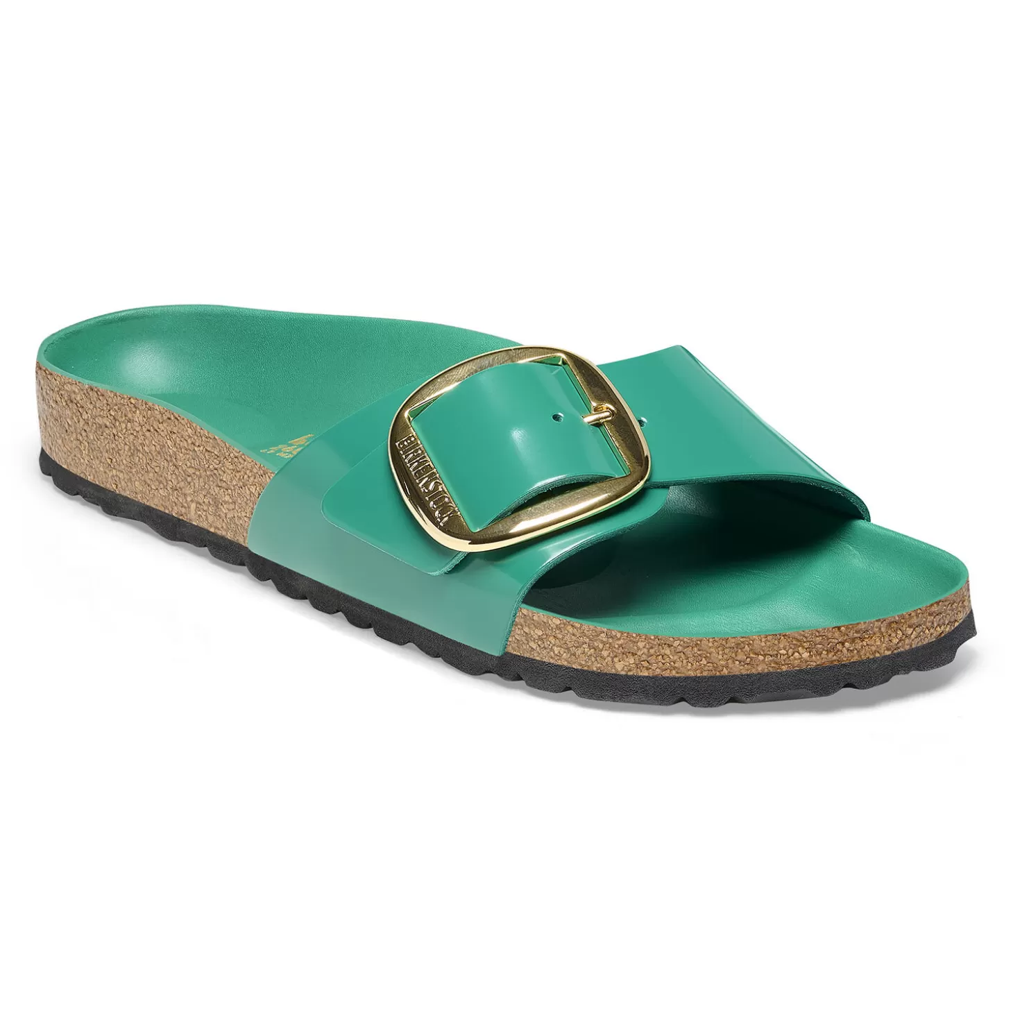 Simple Bride | Birkenstock Madrid Big Buckle High-Shine Digital Green