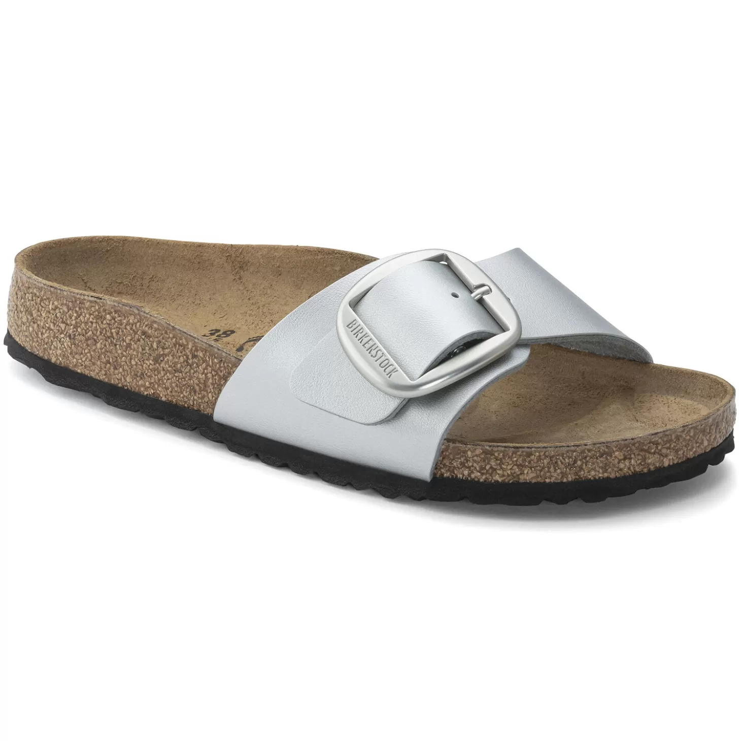 Simple Bride | Birkenstock Madrid Big Buckle Silver