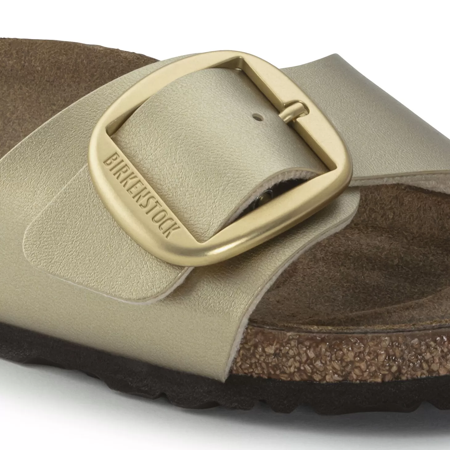 Simple Bride | Birkenstock Madrid Big Buckle Gold