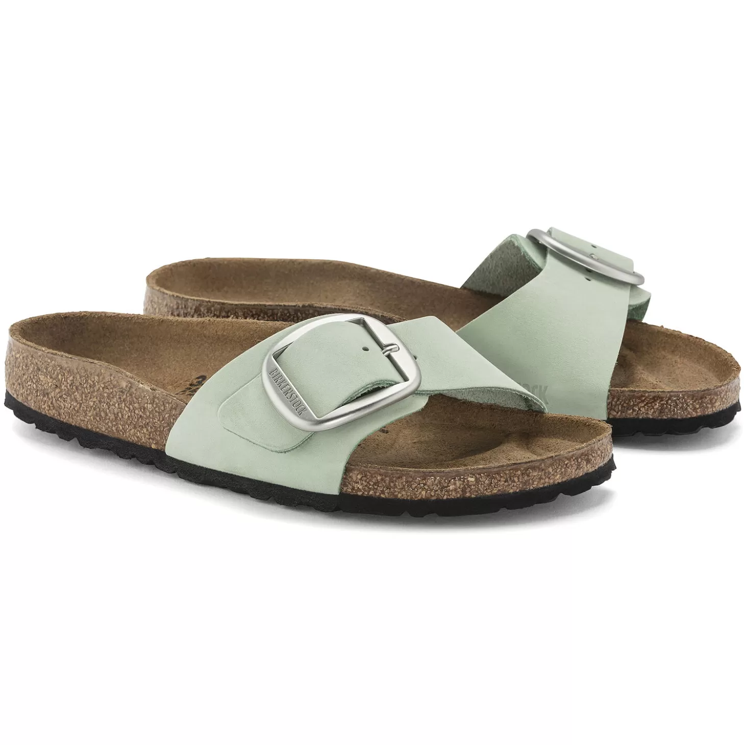 Simple Bride | Birkenstock Madrid Big Buckle Matcha