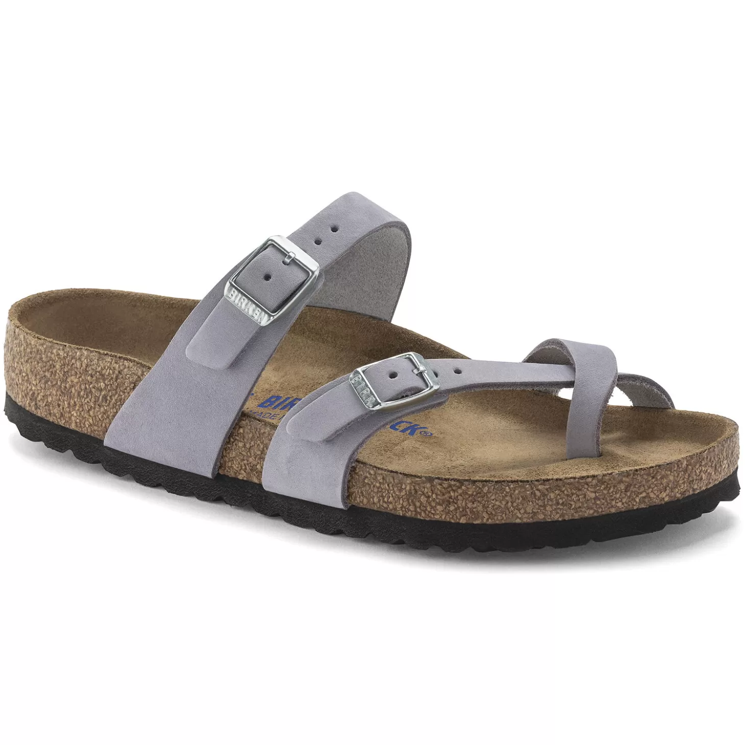 Double Bride | Birkenstock Mayari Lit De Pied Souple Purple Fog