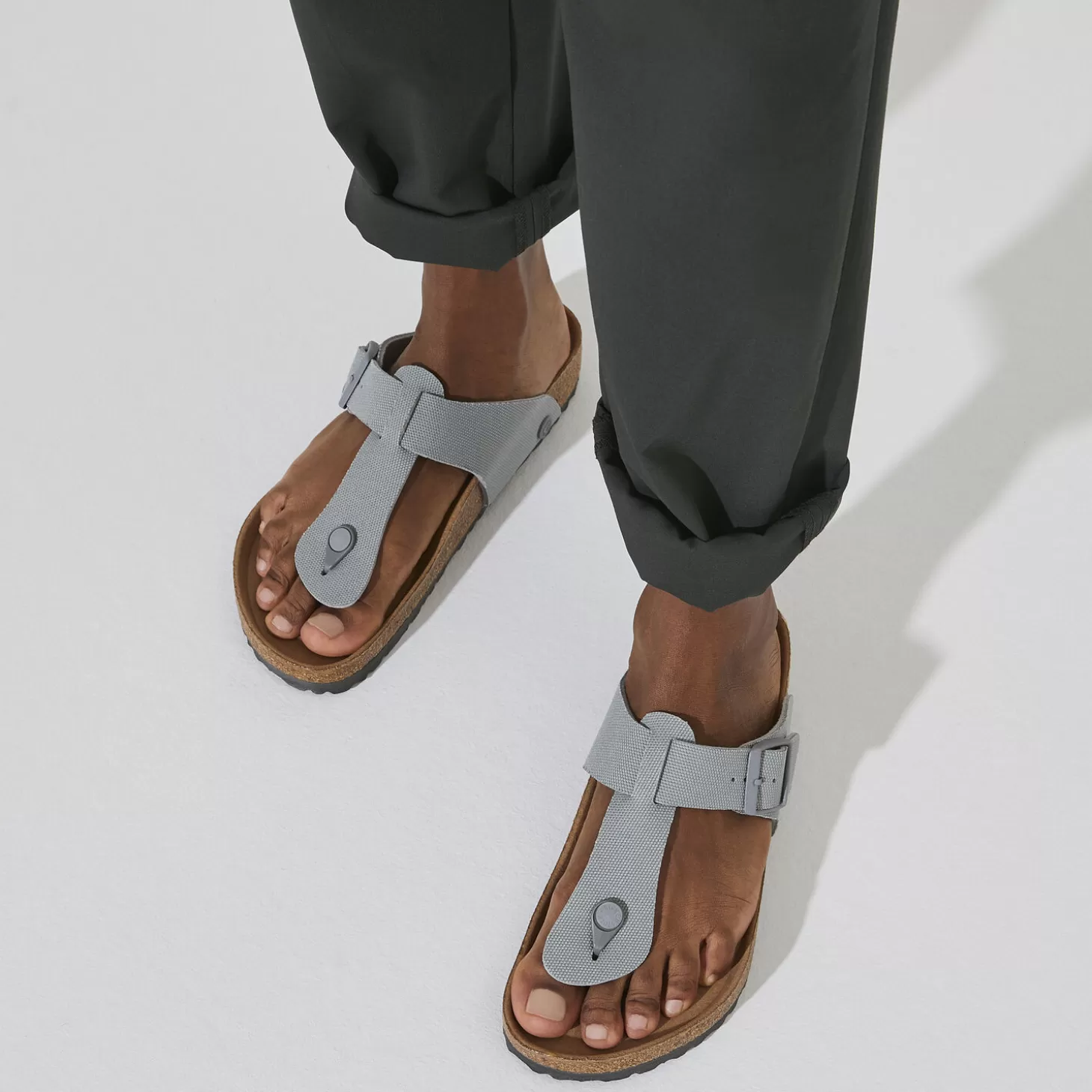 Tongs | Birkenstock Medina Vegan Stone Coin