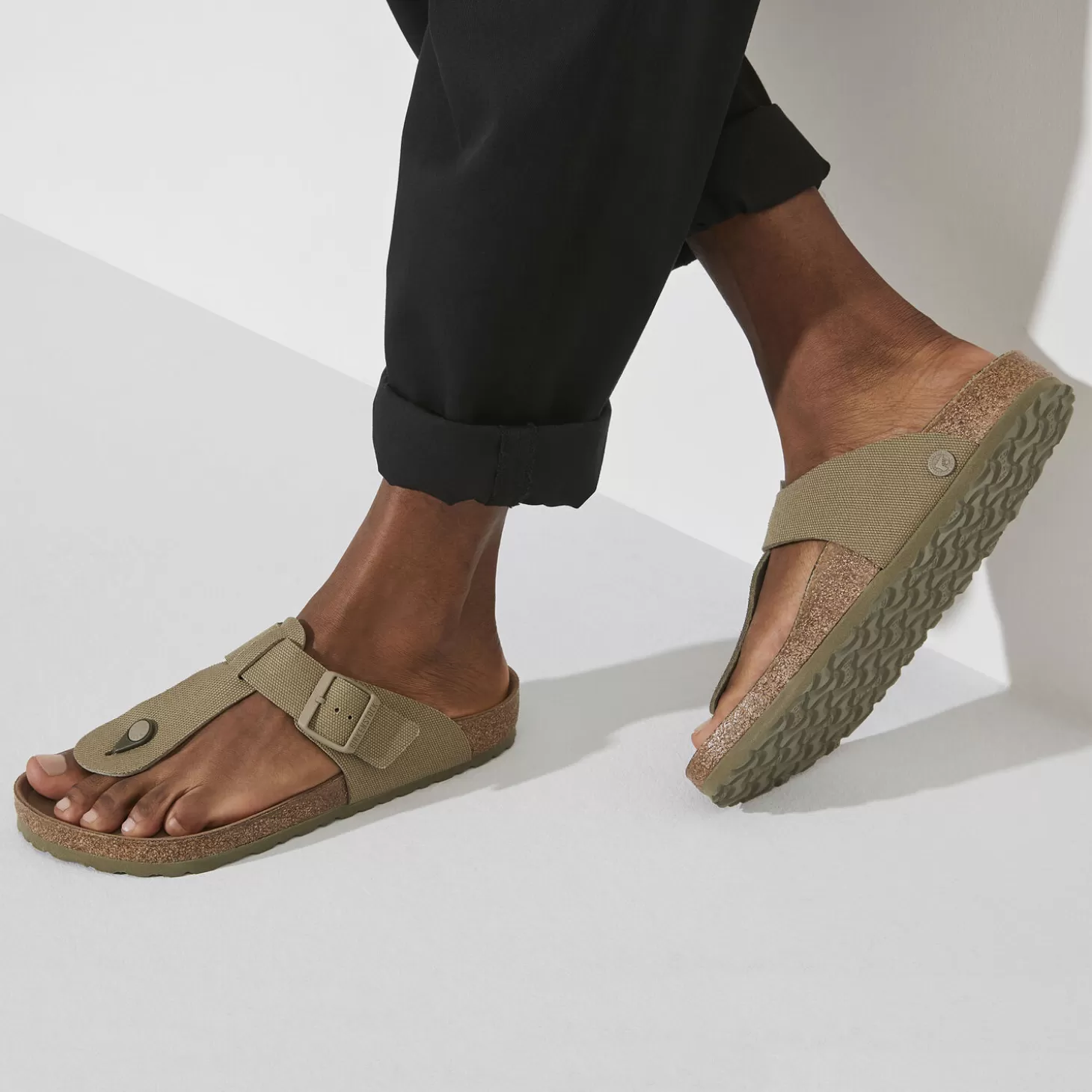 Tongs | Birkenstock Medina Vegan Faded Khaki