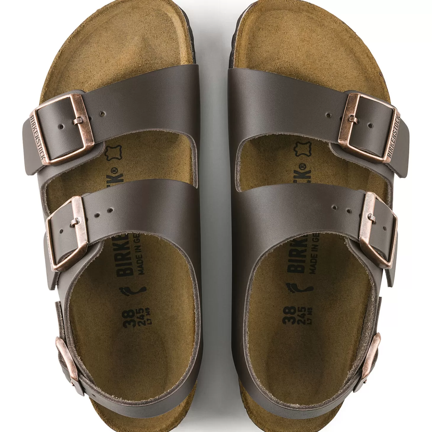 Brides Multiples | Birkenstock Milano Dark Brown