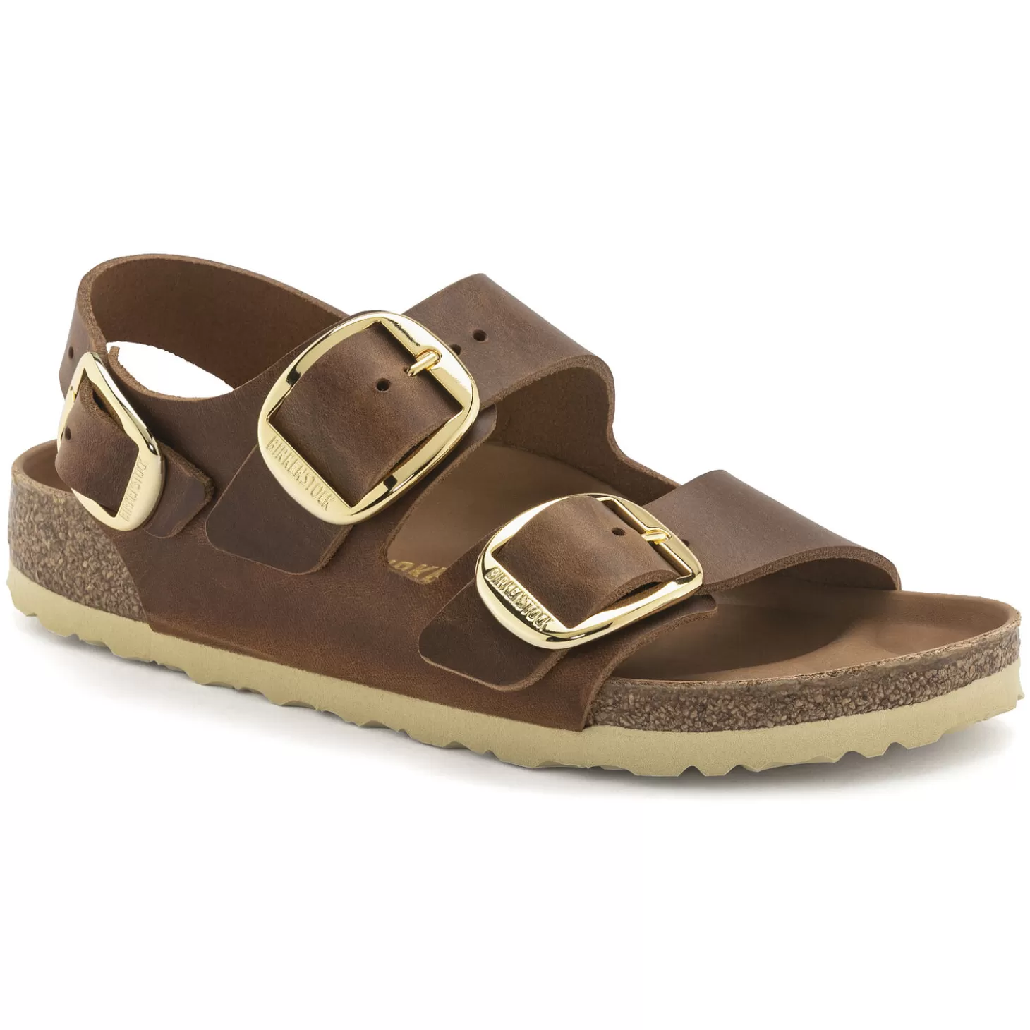 Brides Multiples | Birkenstock Milano Big Buckle Cognac