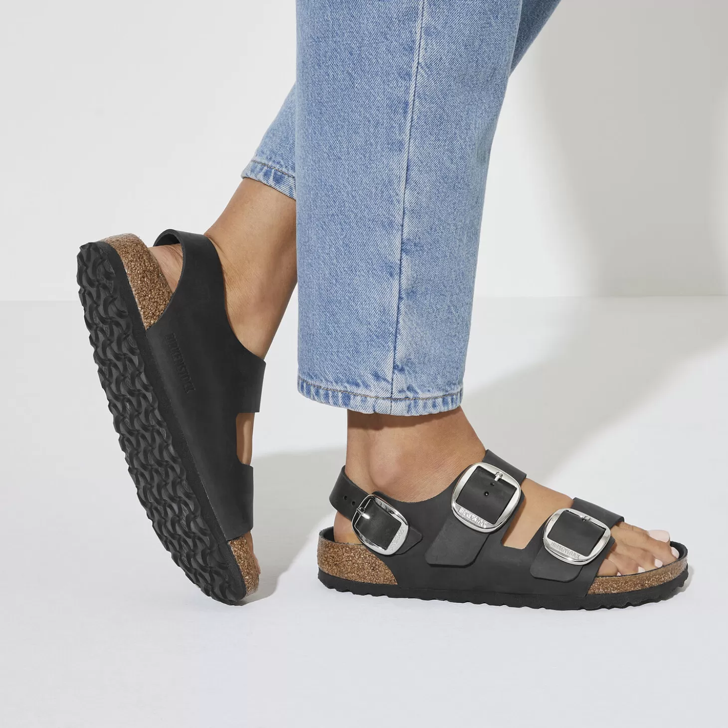 Brides Multiples | Birkenstock Milano Big Buckle Black