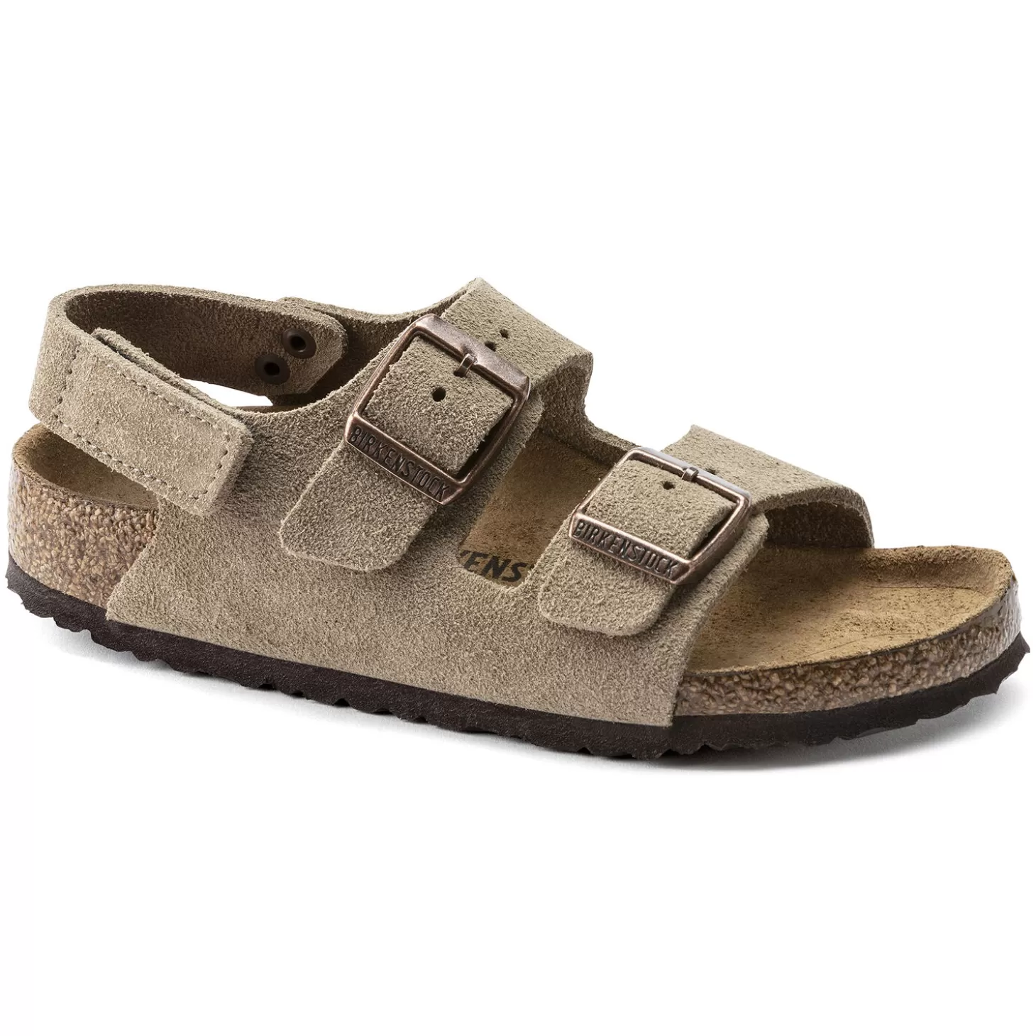 Sandales À Brides | Birkenstock Milano Hl Suede Kids Taupe