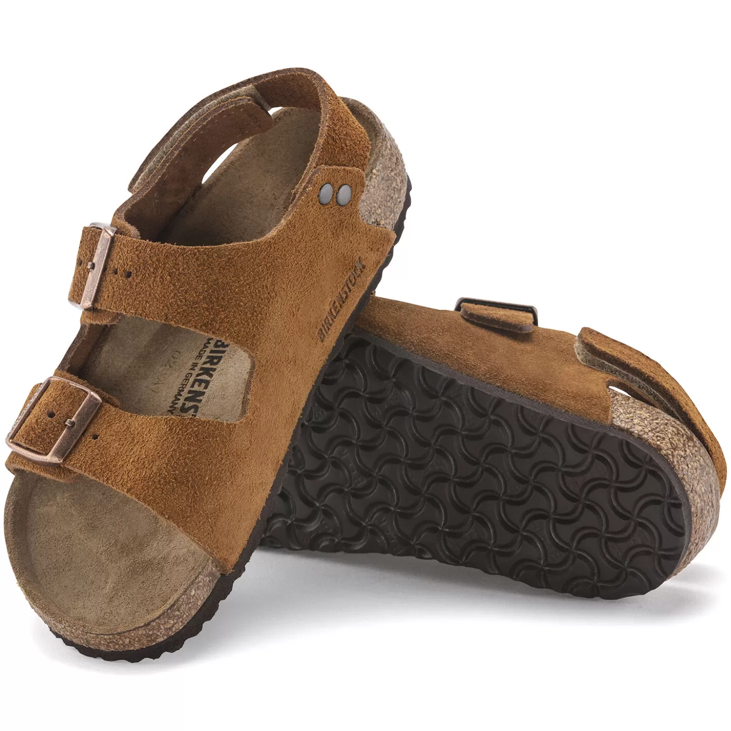 Sandales À Brides | Birkenstock Milano Hl Suede Kids Mink