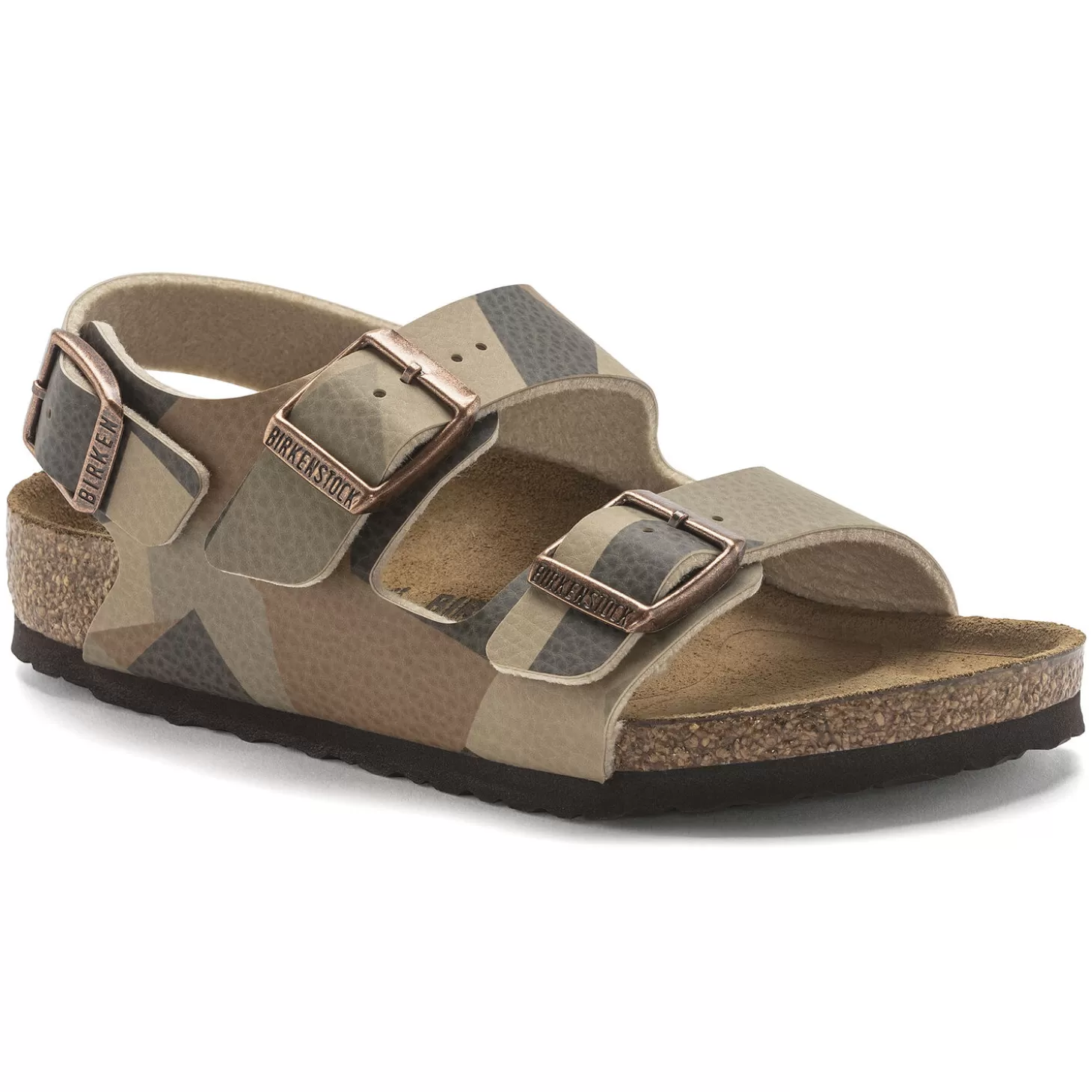 Sandales À Brides | Birkenstock Milano Kids Desert Soil Geo Camo Core