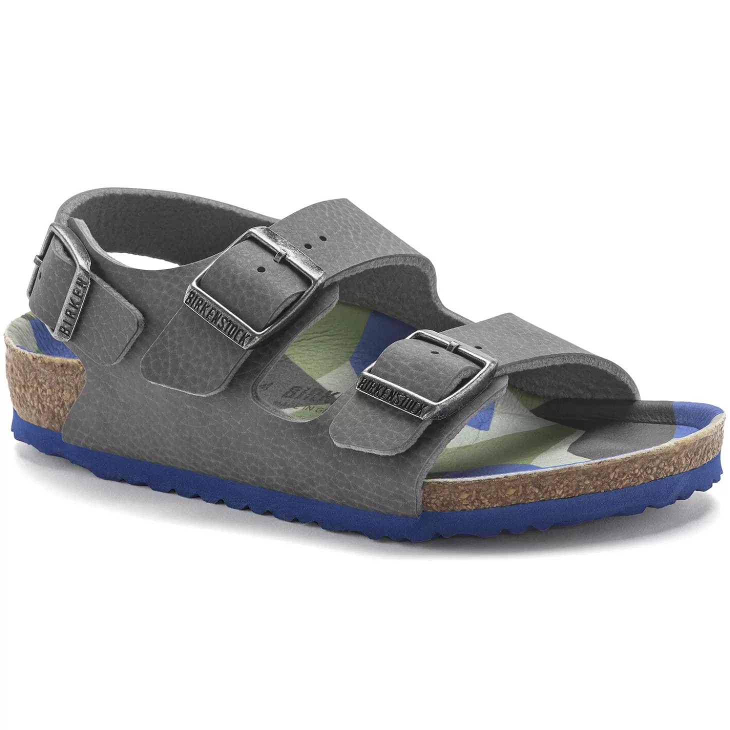 Sandales À Brides | Birkenstock Milano Kids Desert Soil Camo Gray