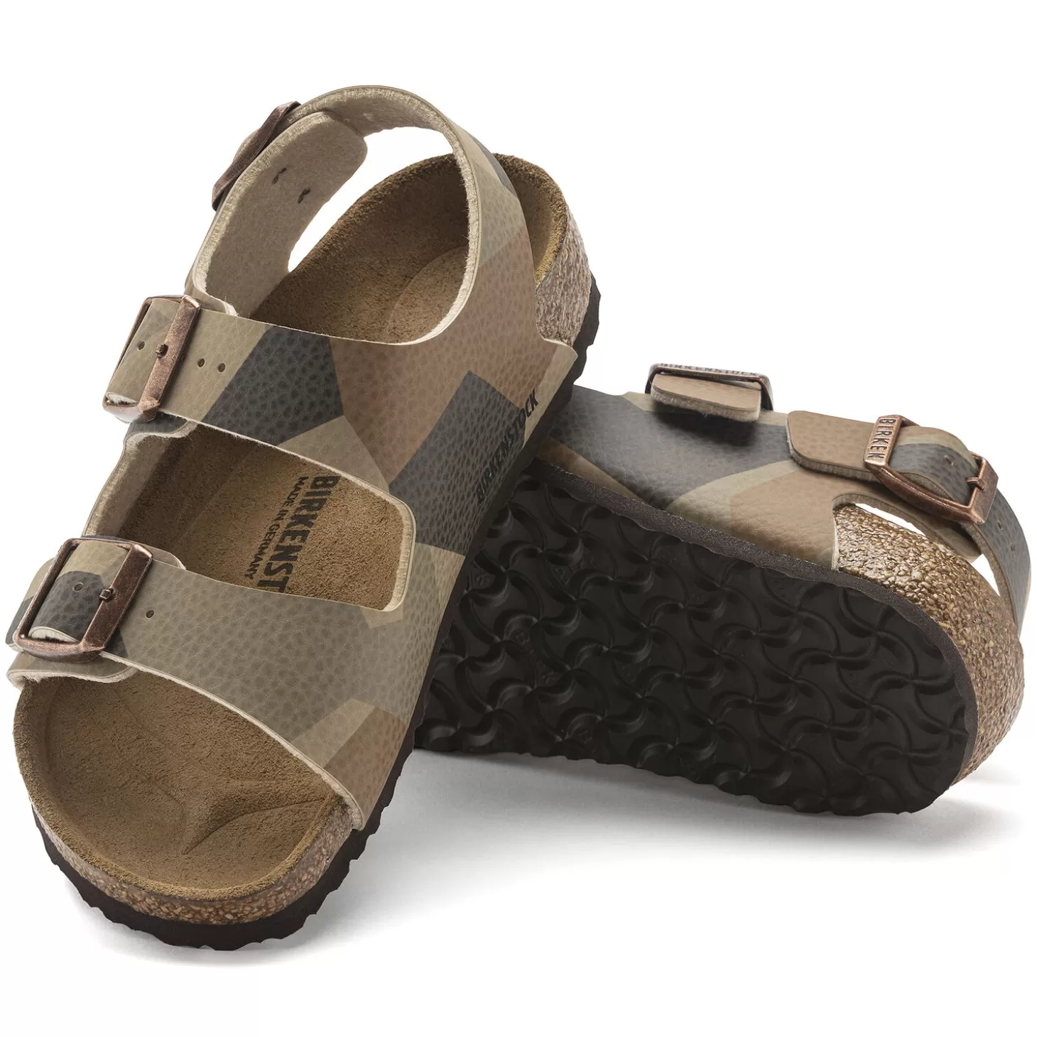 Sandales À Brides | Birkenstock Milano Kids Desert Soil Geo Camo Core