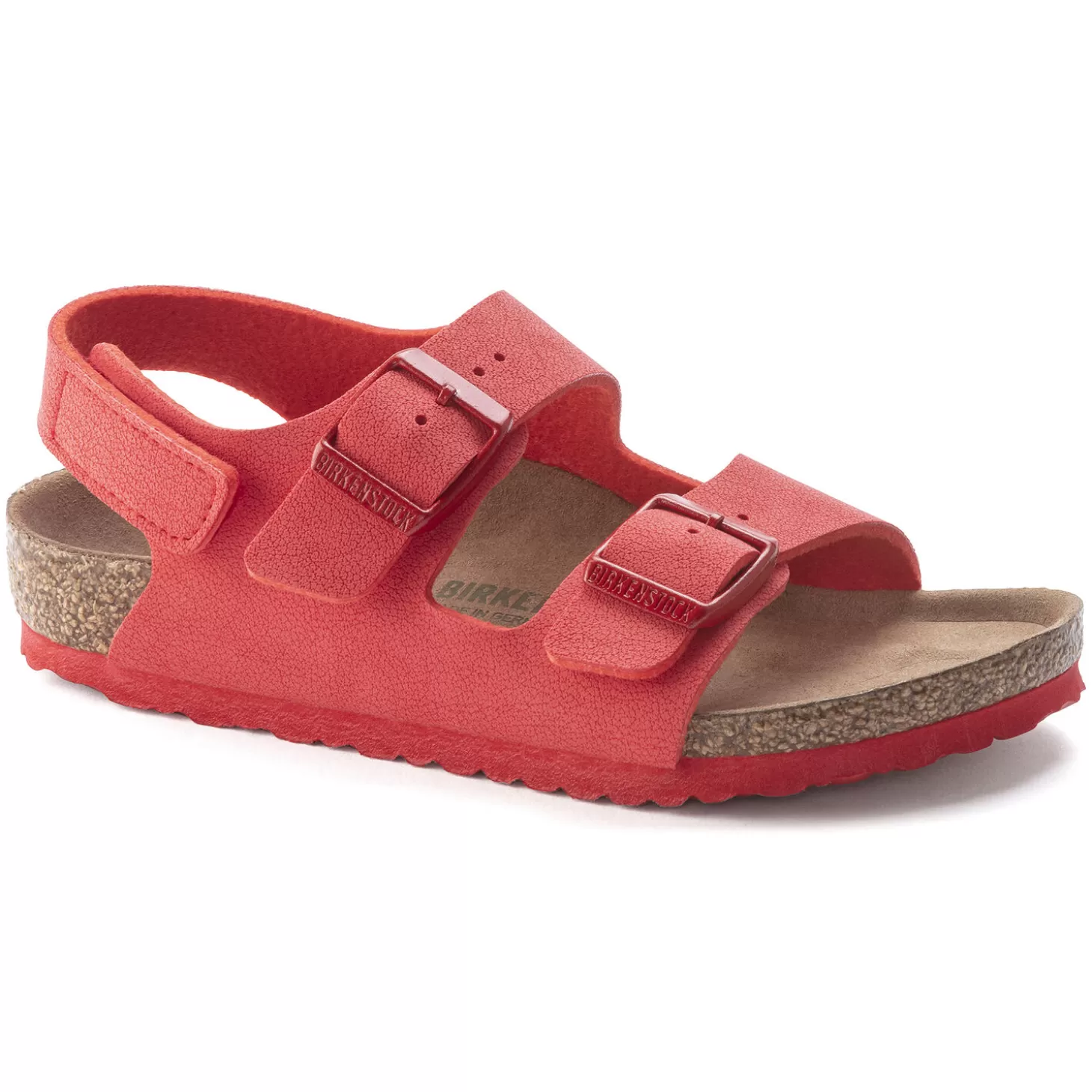 Sandales À Brides | Birkenstock Milano Kids Vegan Active Red