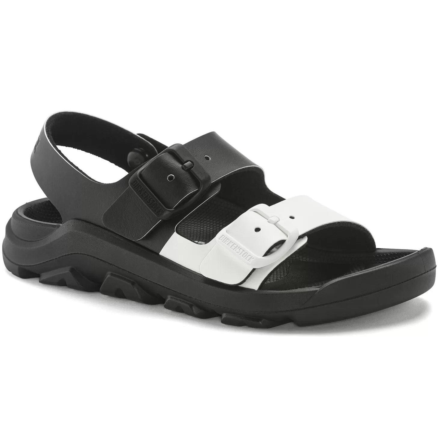 Sandales À Brides | Birkenstock Mogami Black/White