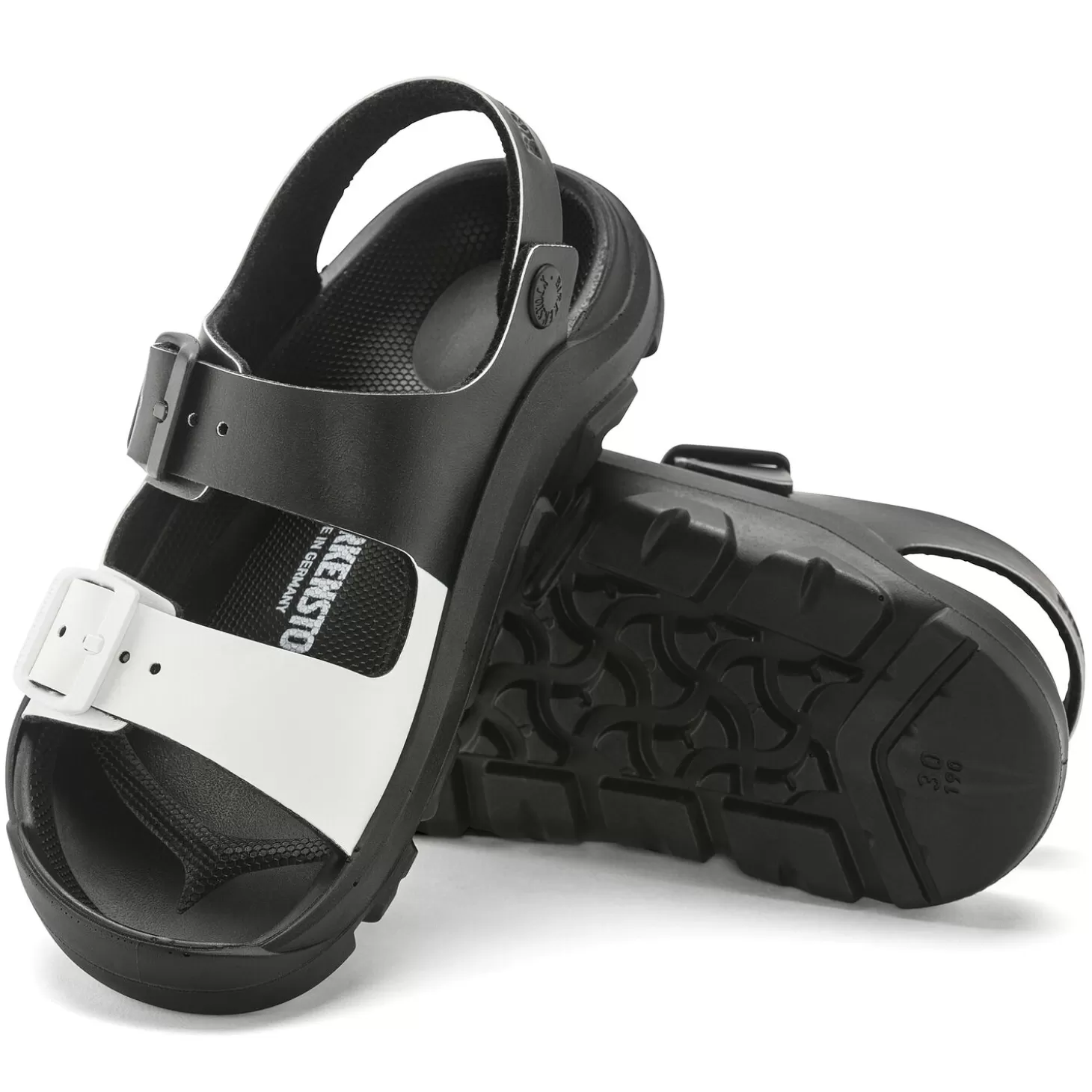 Sandales À Brides | Birkenstock Mogami Black/White