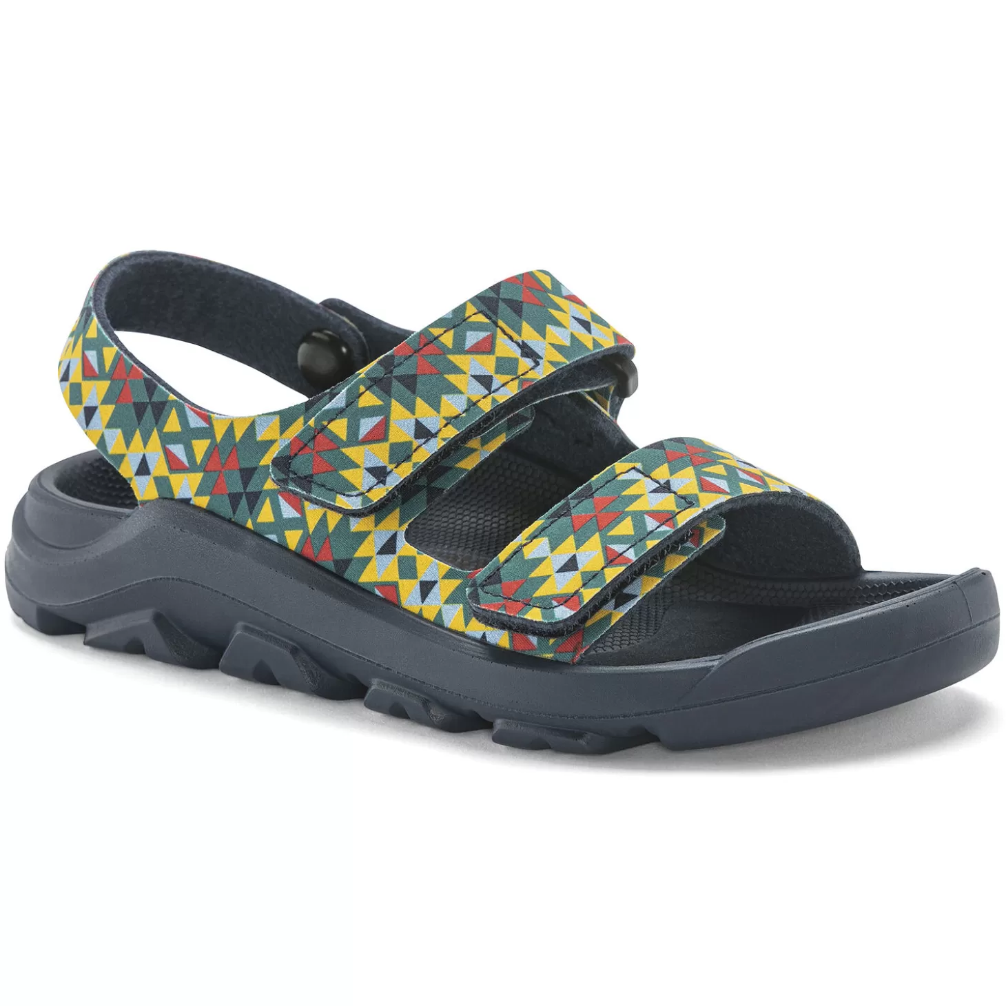 Sandales À Brides | Birkenstock Mogami Hl Triangles Multi Lake Green