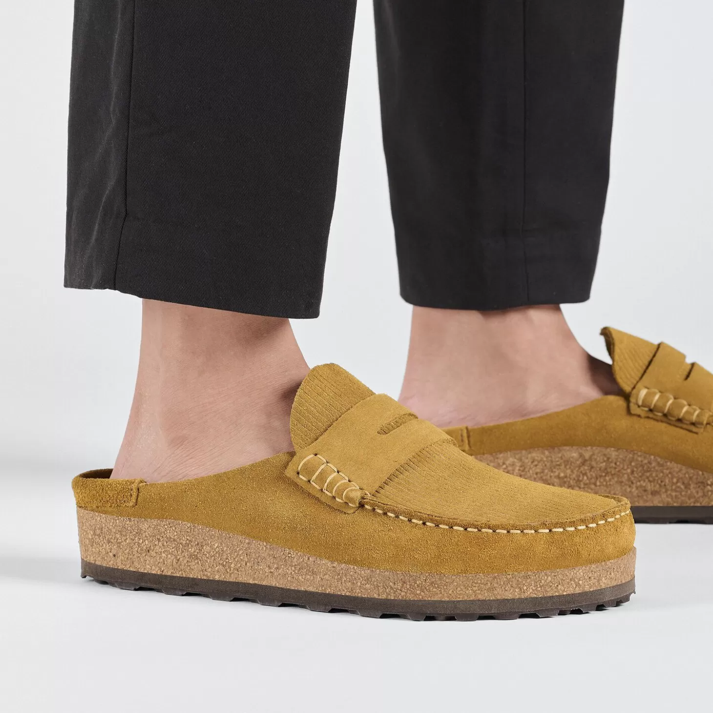 Sabots | Birkenstock Naples Corduroy Cork Brown