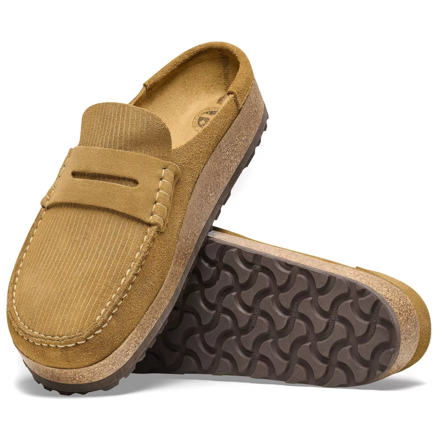 Sabots | Birkenstock Naples Corduroy Cork Brown