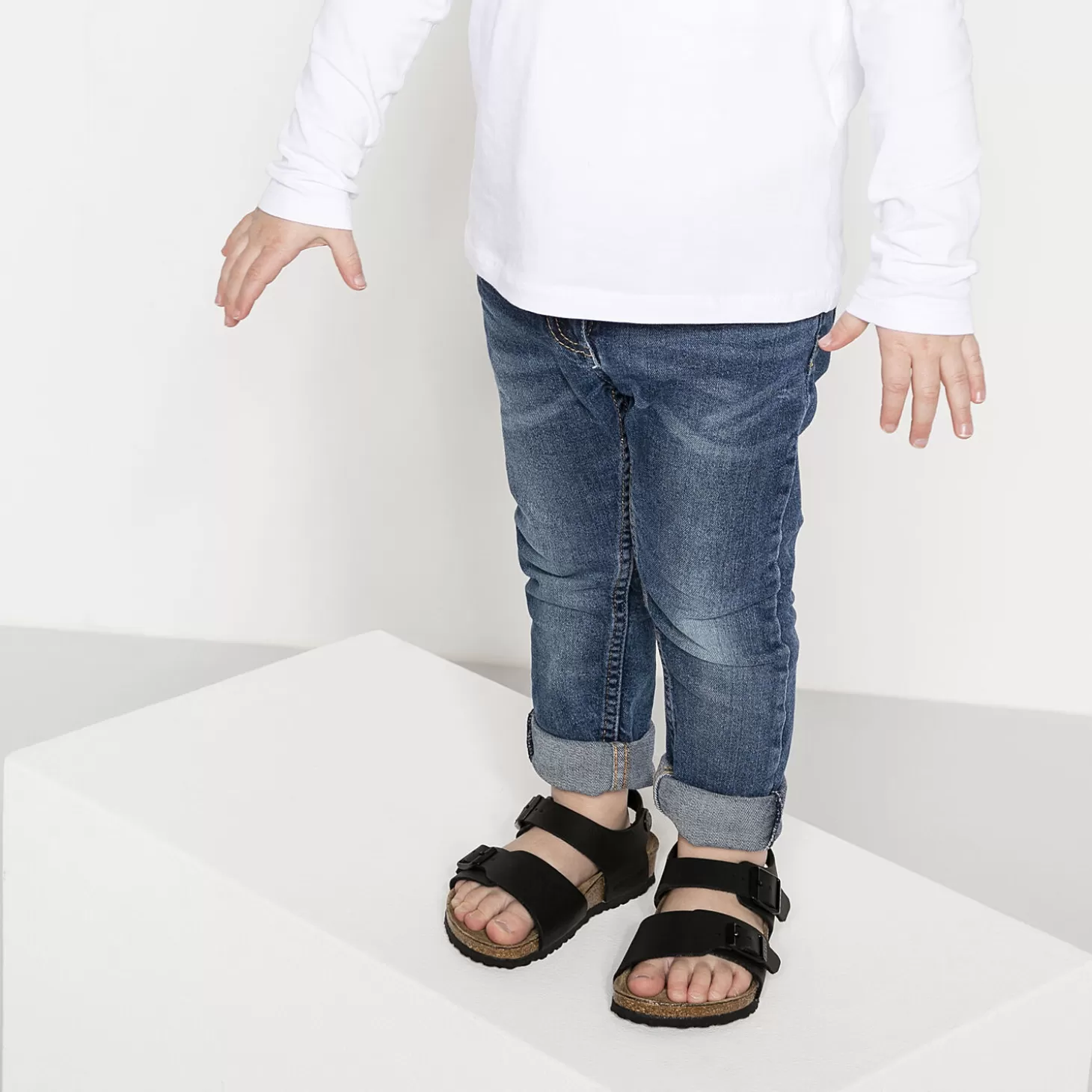 Sandales À Brides | Birkenstock New York Kids Black