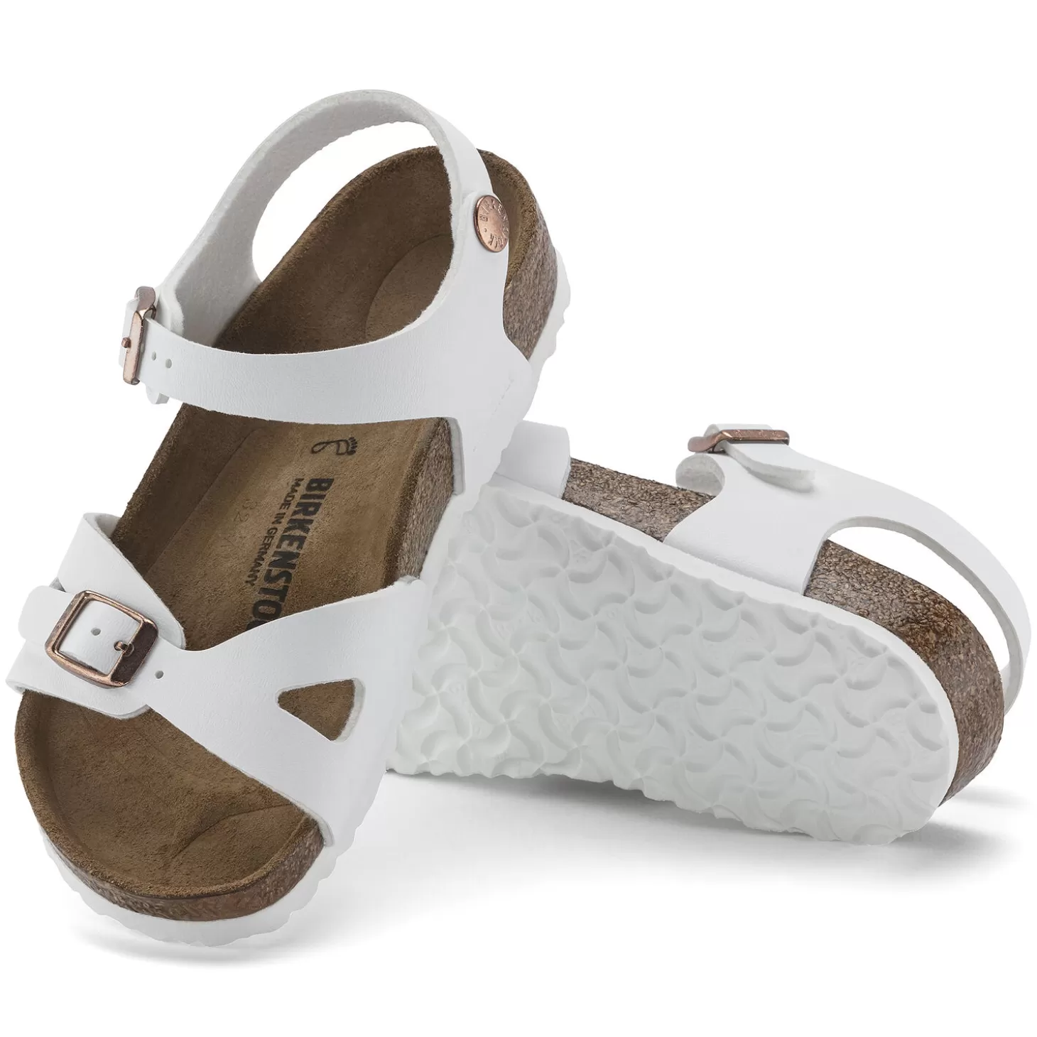 Sandales À Brides | Birkenstock Rio Kids White