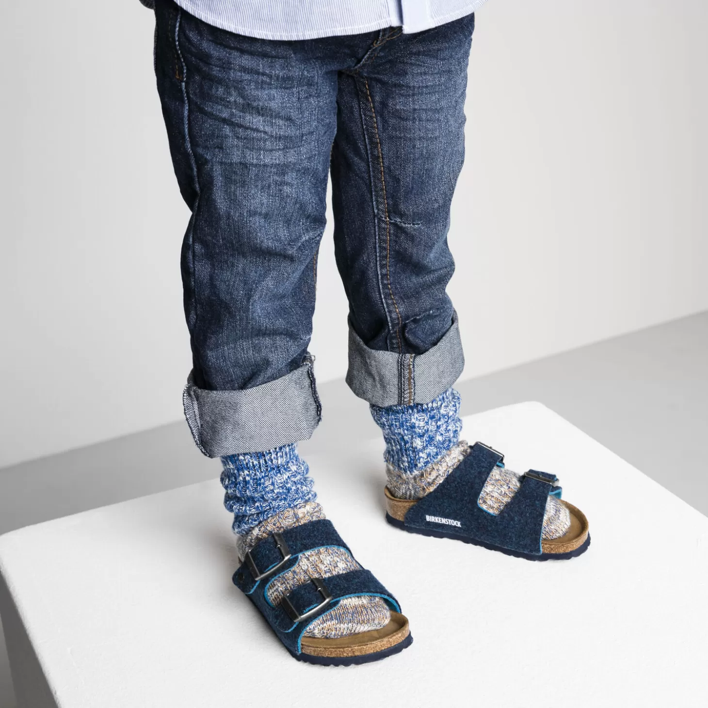 Chaussettes | Birkenstock Slub Block Kids Skydiver