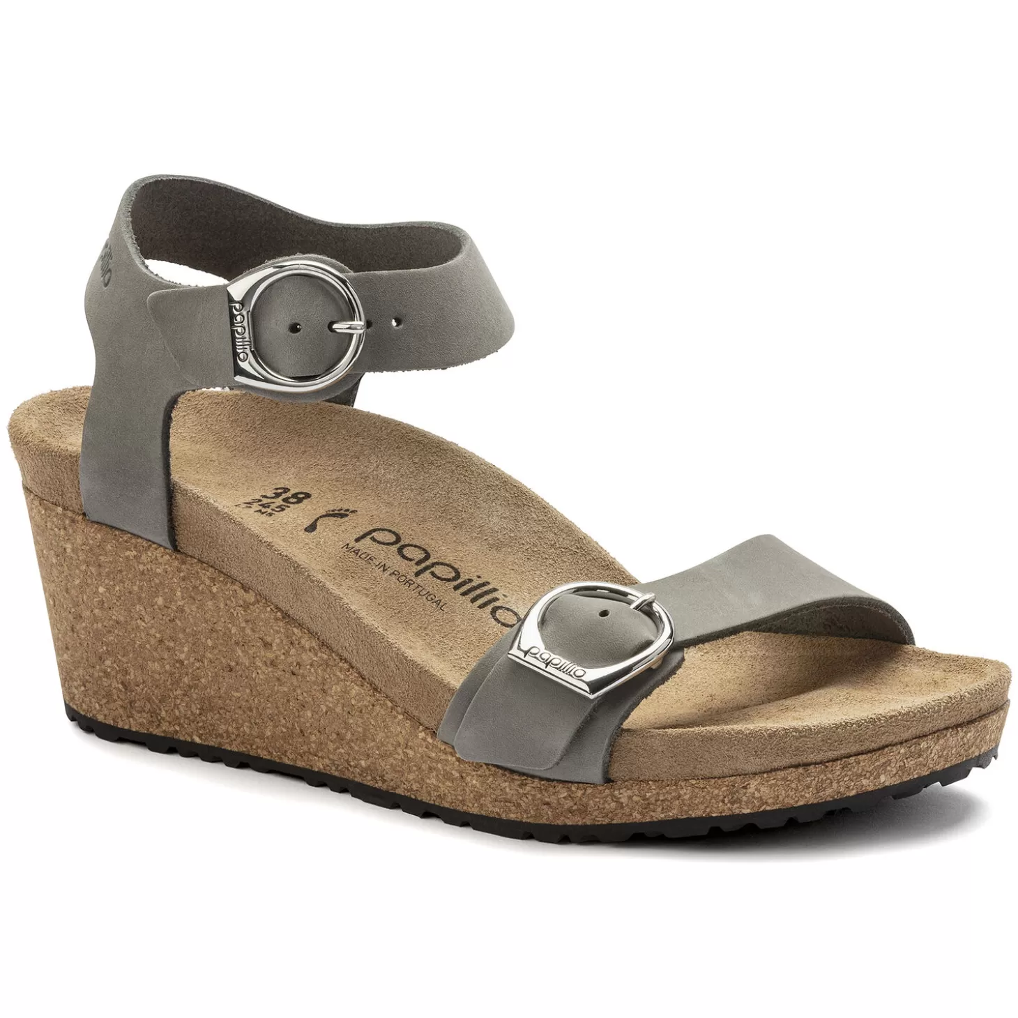 Talon Compensé | Birkenstock Soley Dove Gray