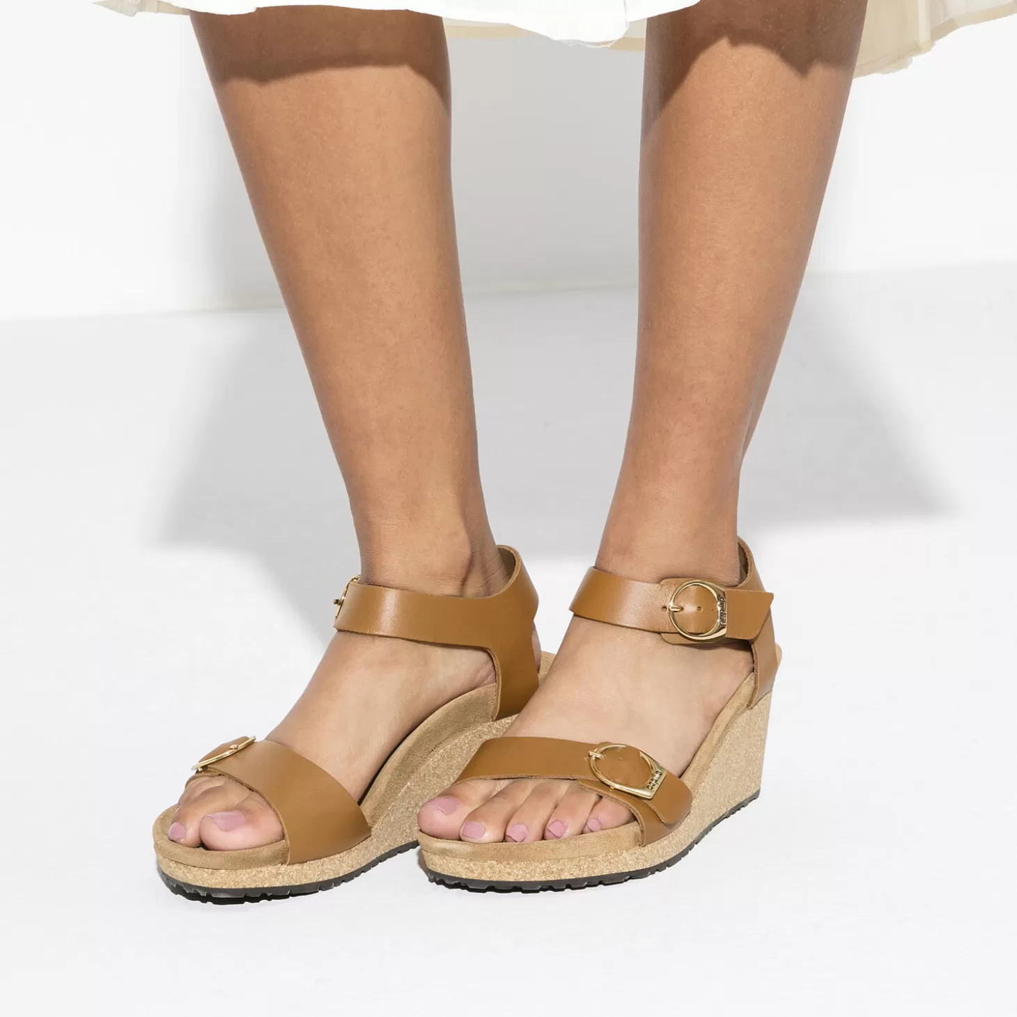 Double Bride | Birkenstock Soley Ginger Brown