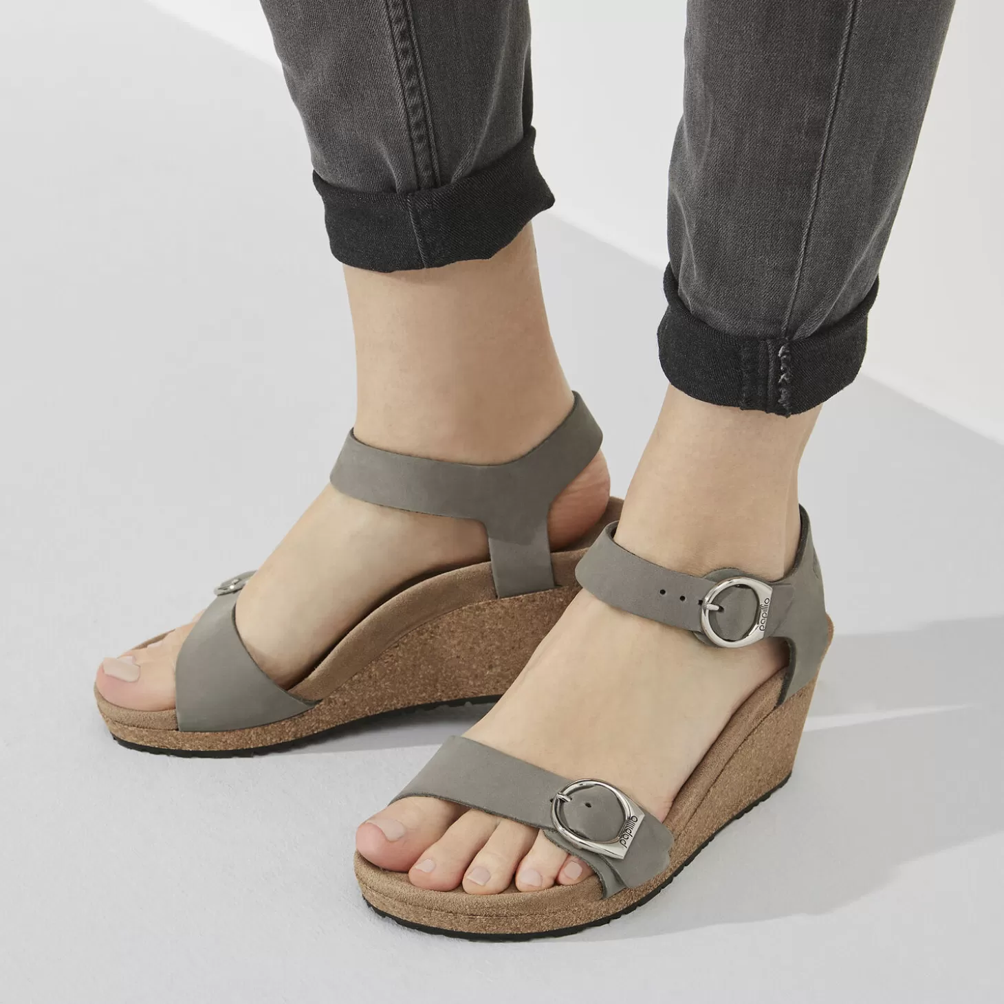 Talon Compensé | Birkenstock Soley Dove Gray