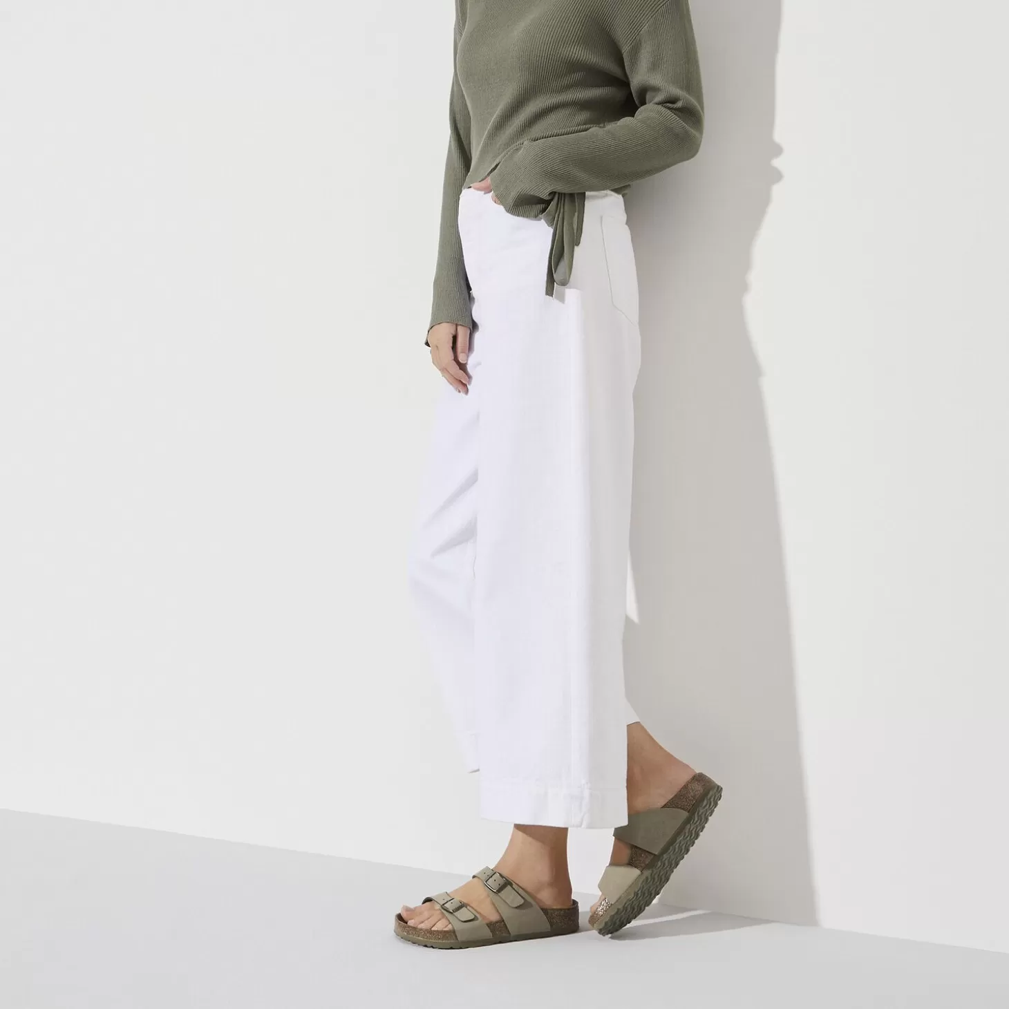 Double Bride | Birkenstock Sydney Vegan Khaki