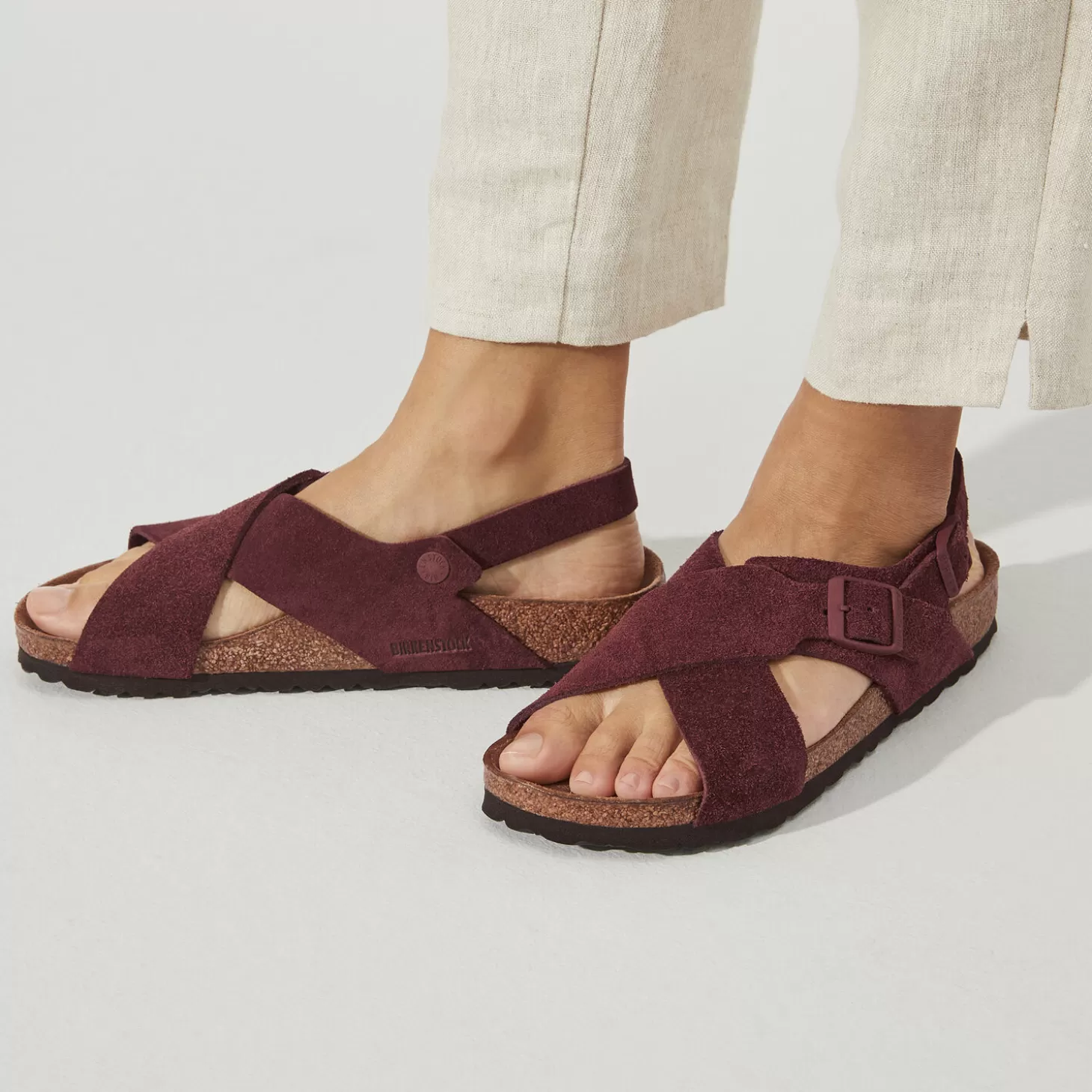 Brides Multiples | Birkenstock Tulum Lit De Pied Souple Chocolate